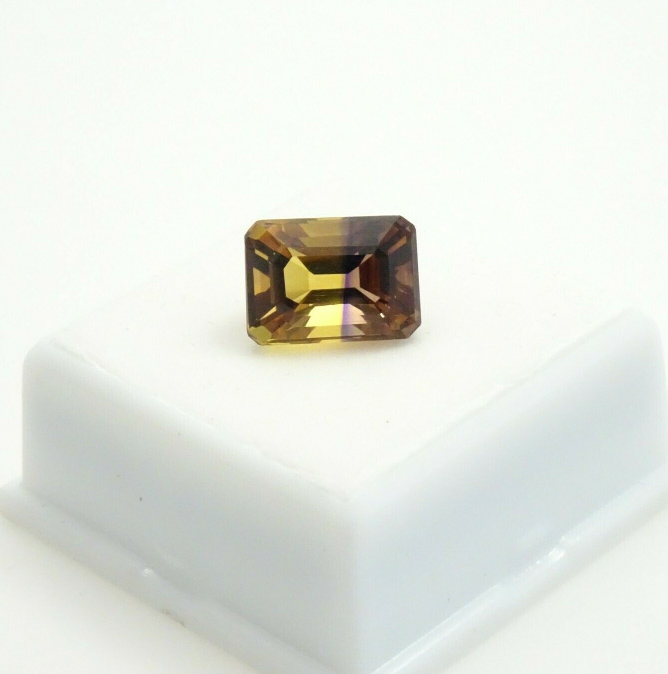 Ametrine – 7.21ct -13x9mm – Emerald Cut- Ametrine Loose Gemstone