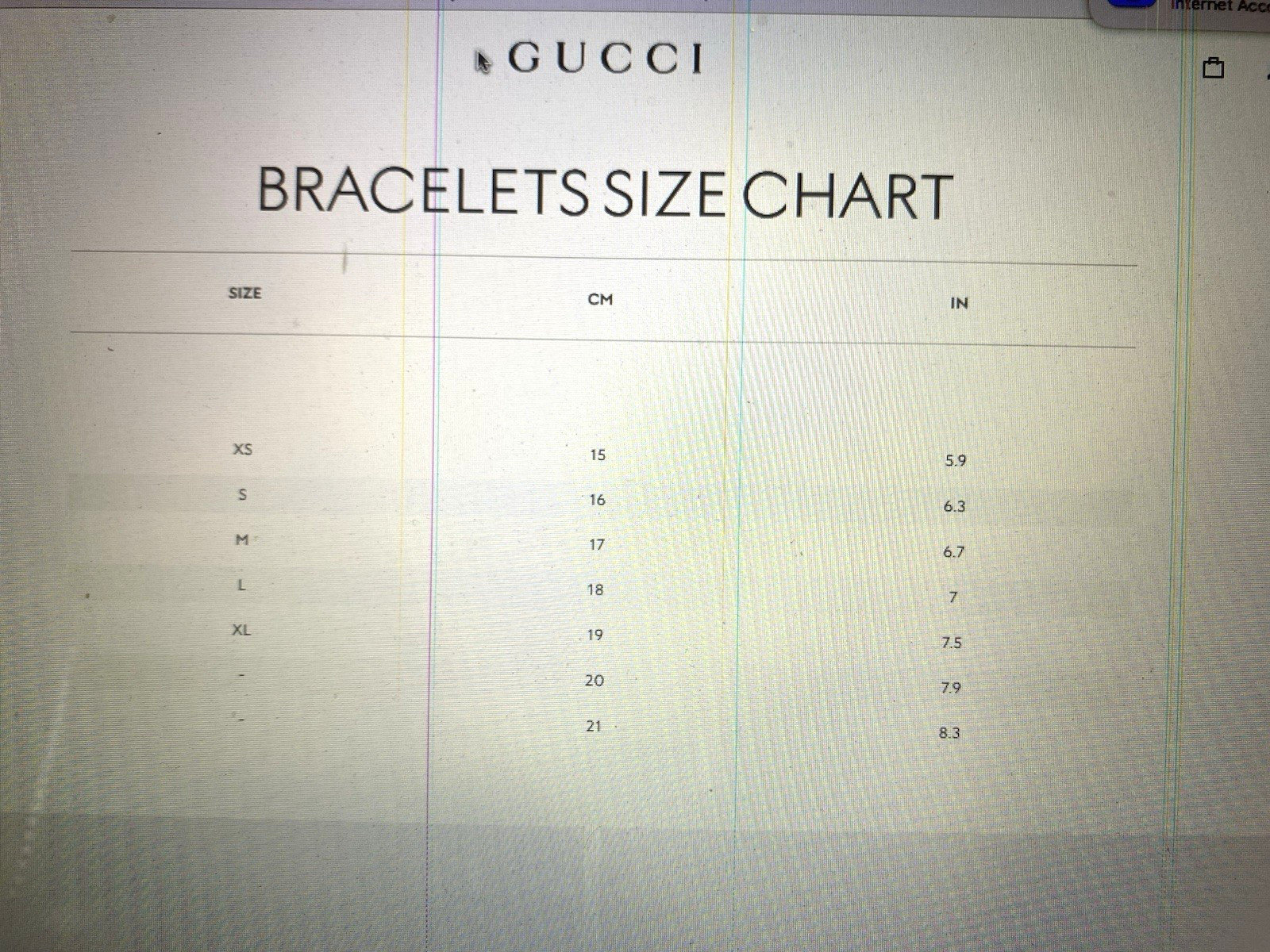 * GUCCI LINK TO LOVE 18K YELLOW GOLD BRACELET * SZ 16 * NICE! SALE !