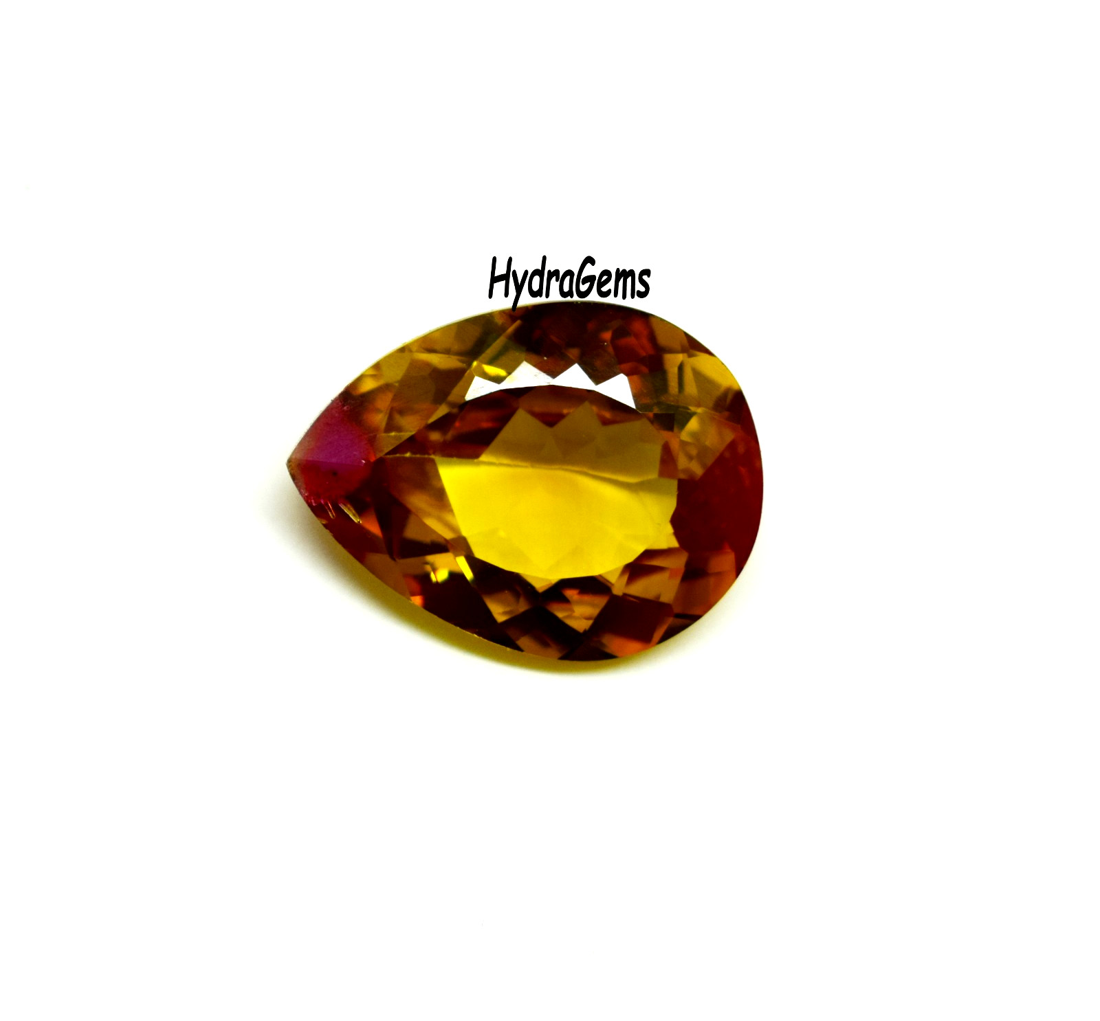 Natural Pitambari Sapphire Golden Honey Yellow-Reddish Tint 12.85 Carat Gemstone