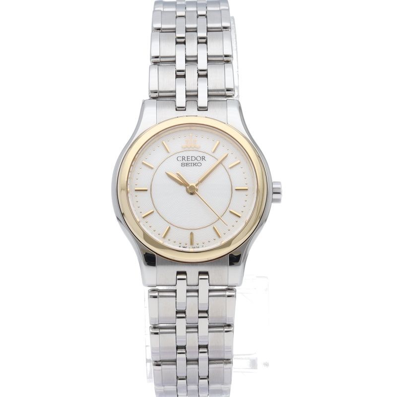 SEIKO Credor ladies watch GSBA010 4J85 0A20 and repair documents K18YG SS ladies