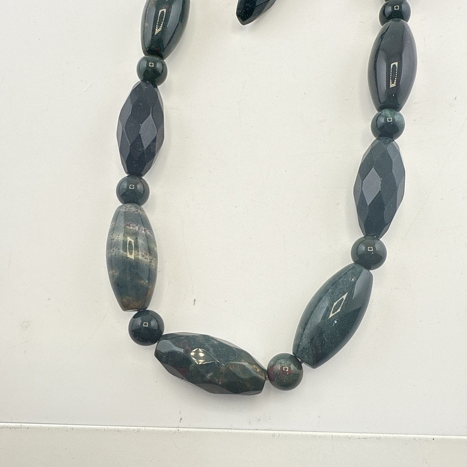 Jay King Necklace Earrings Set Lot Teal Green Blue Beaded Sterling Silver DTR