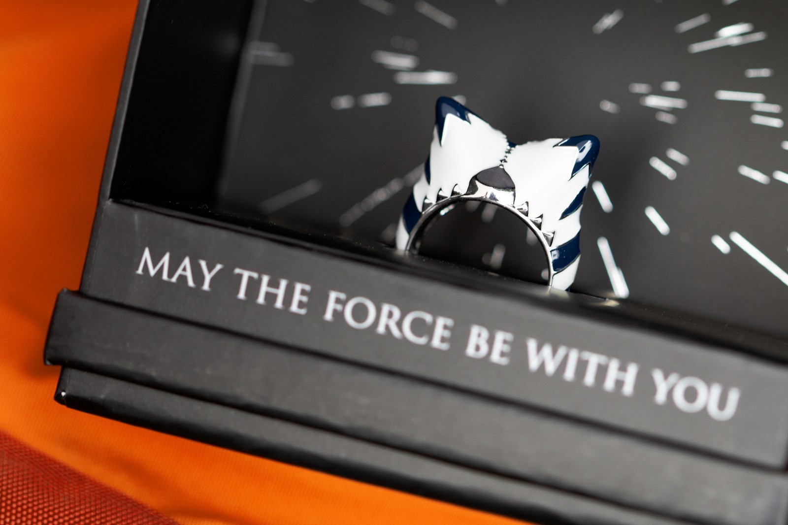 Star Wars X RockLove NEW Ahsoka Tano Ring Limited Ed. w Signature Card – Size 6