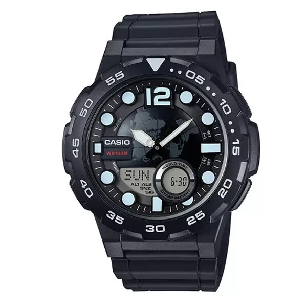 Casio Unisex Digital Watch AEQ-100W-1A | Sport Style | 10-Year Battery | World T