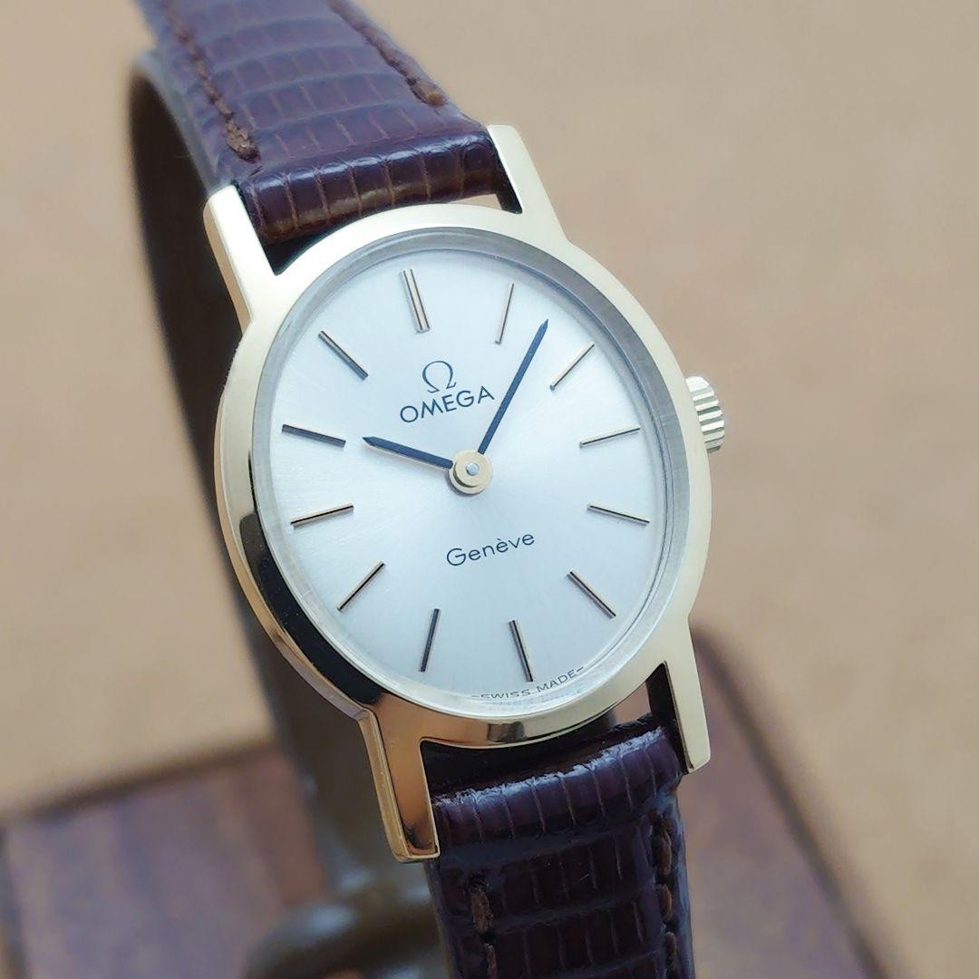 Overhauled Omega Geneve Oval Ladies 1978 Safe packing!