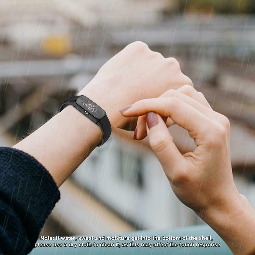 Full Screen Protector Cover Soft TPU Bumper Protective Case For Fitbit Luxe