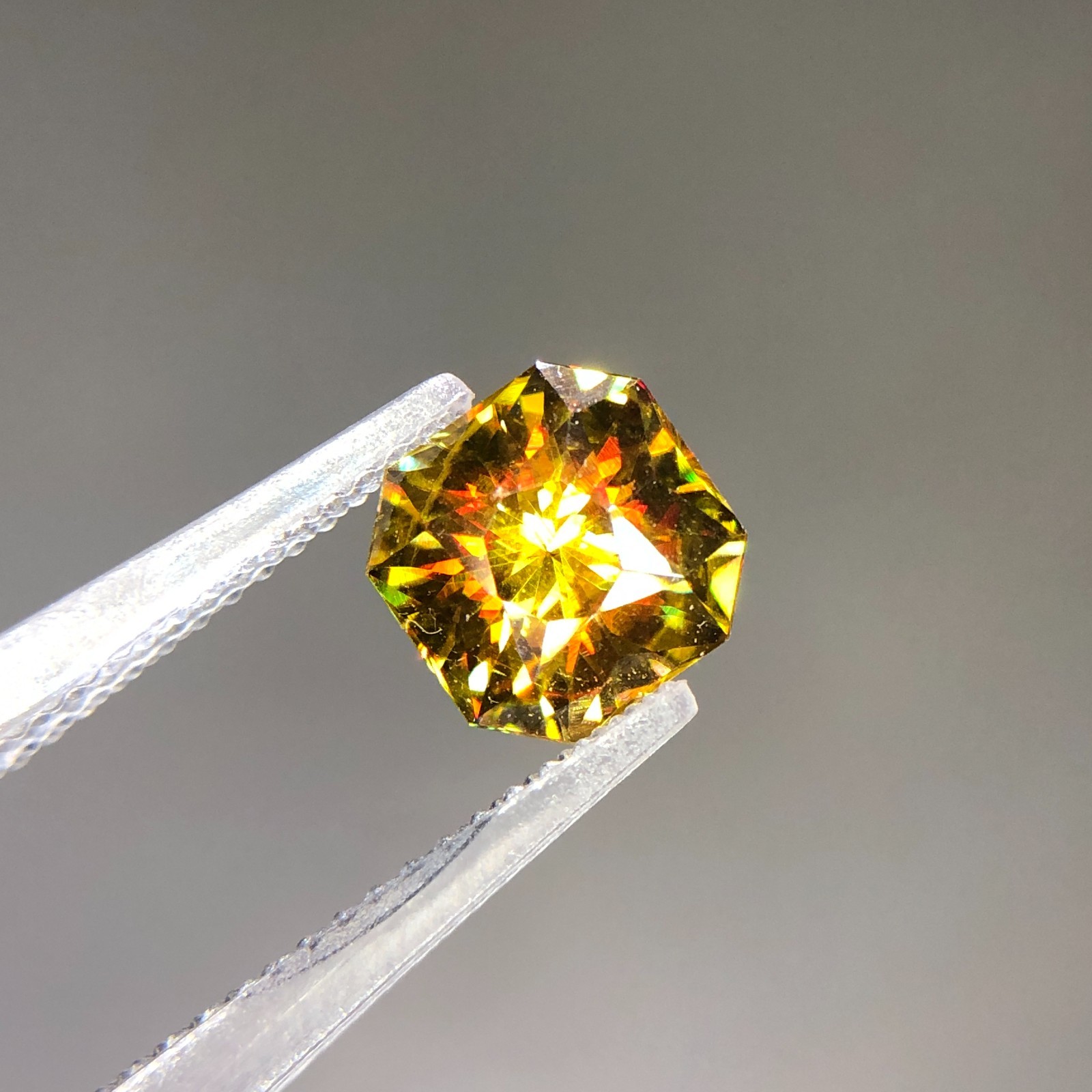 1.70 Carat Natural Full Fire Sphene Titanite | Step Cut Gemstone | For Jewelry