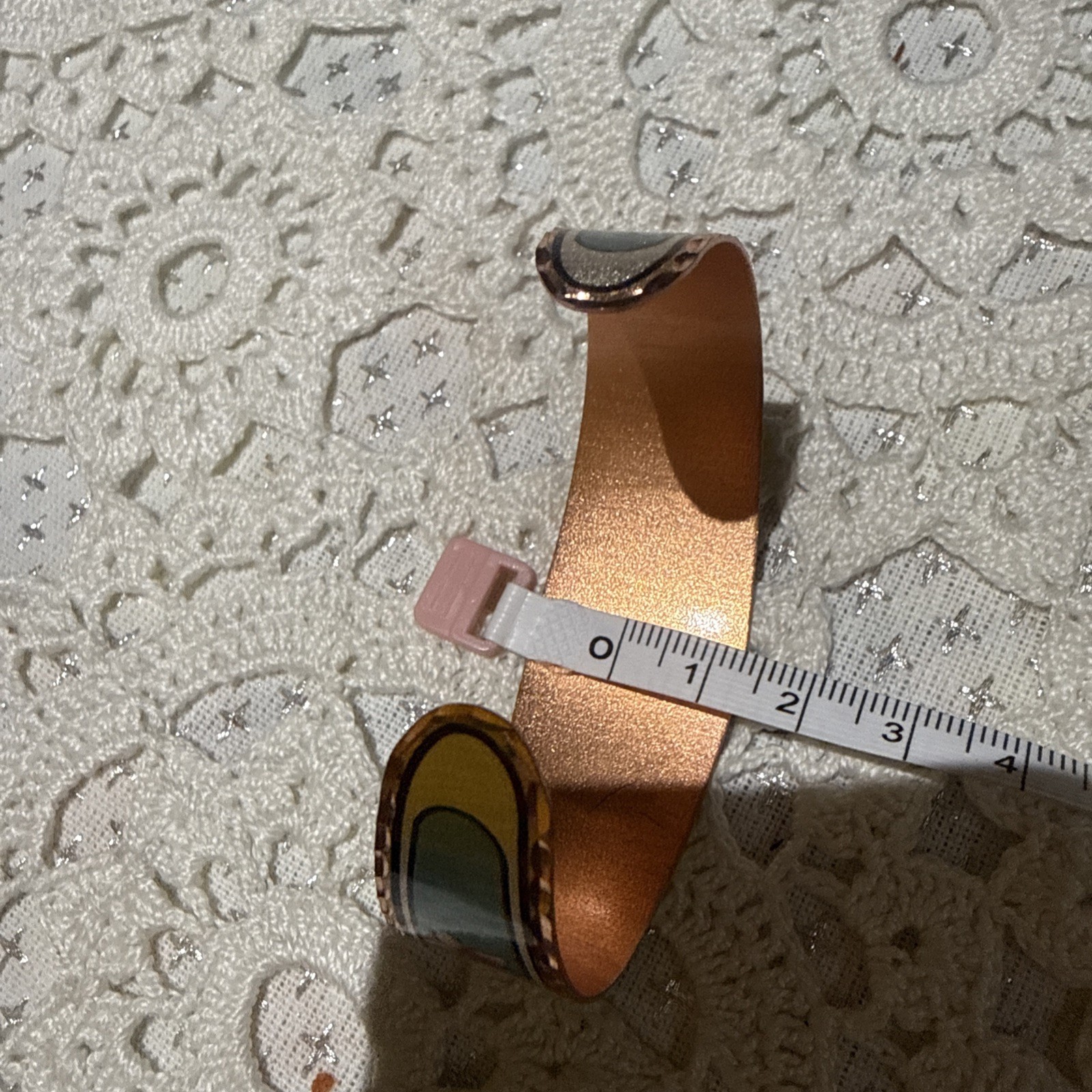 Vintage Handmade Boho Copper Butterfly Design Artisan Bangle Open Cuff Bracelet