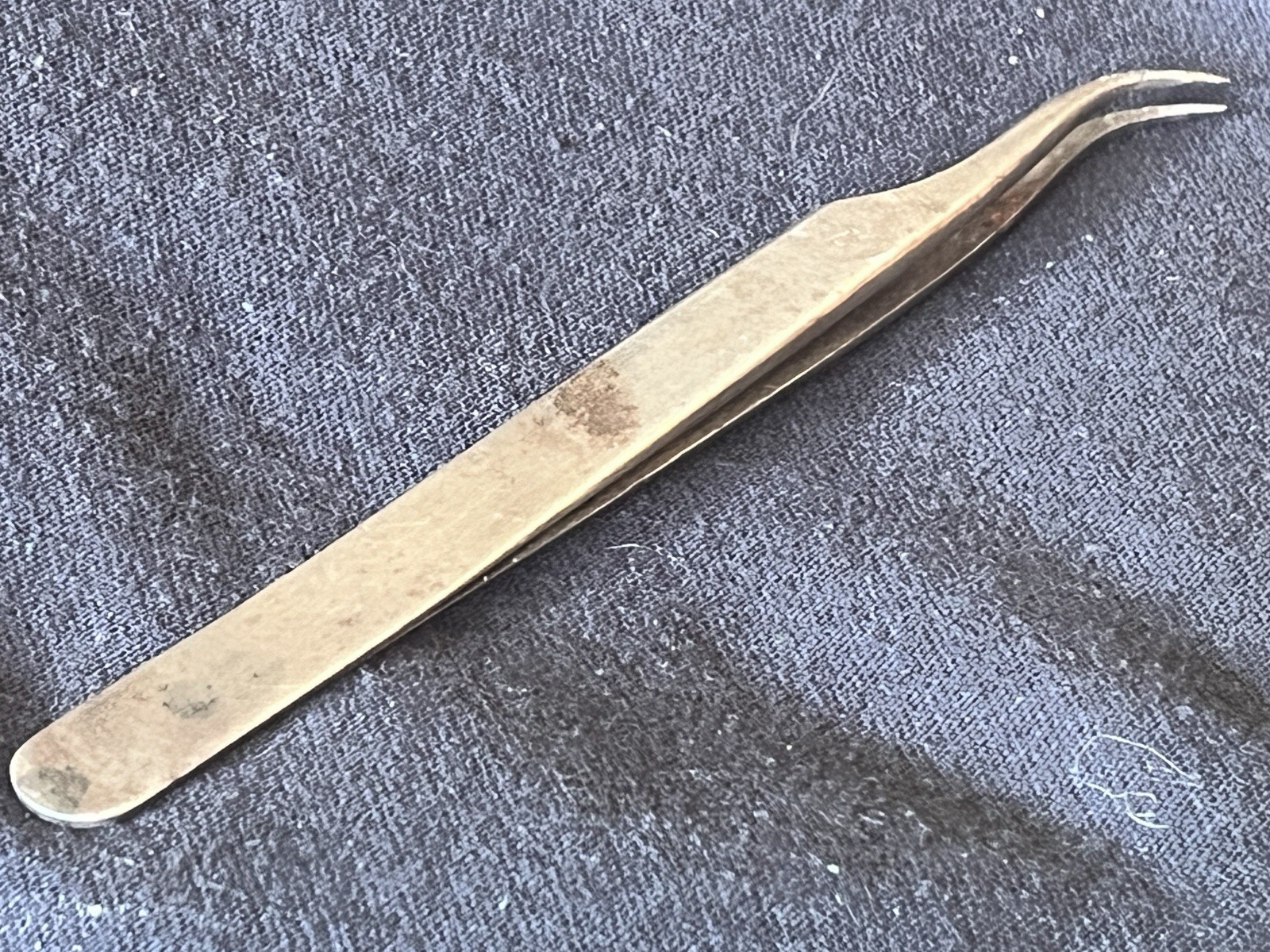 Vintage Dixon # 7 Curved Swiss Tweezer Precision Watchmakers Watch Jeweler Tool