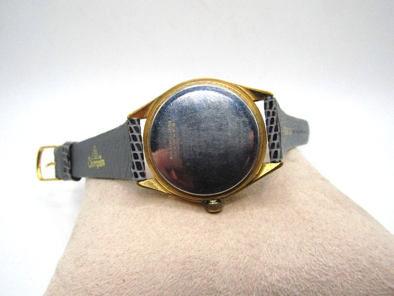 Vintage Gents Helbros Cal. R7389s Push Date Adjust 17 Jewels Watch JB Champion