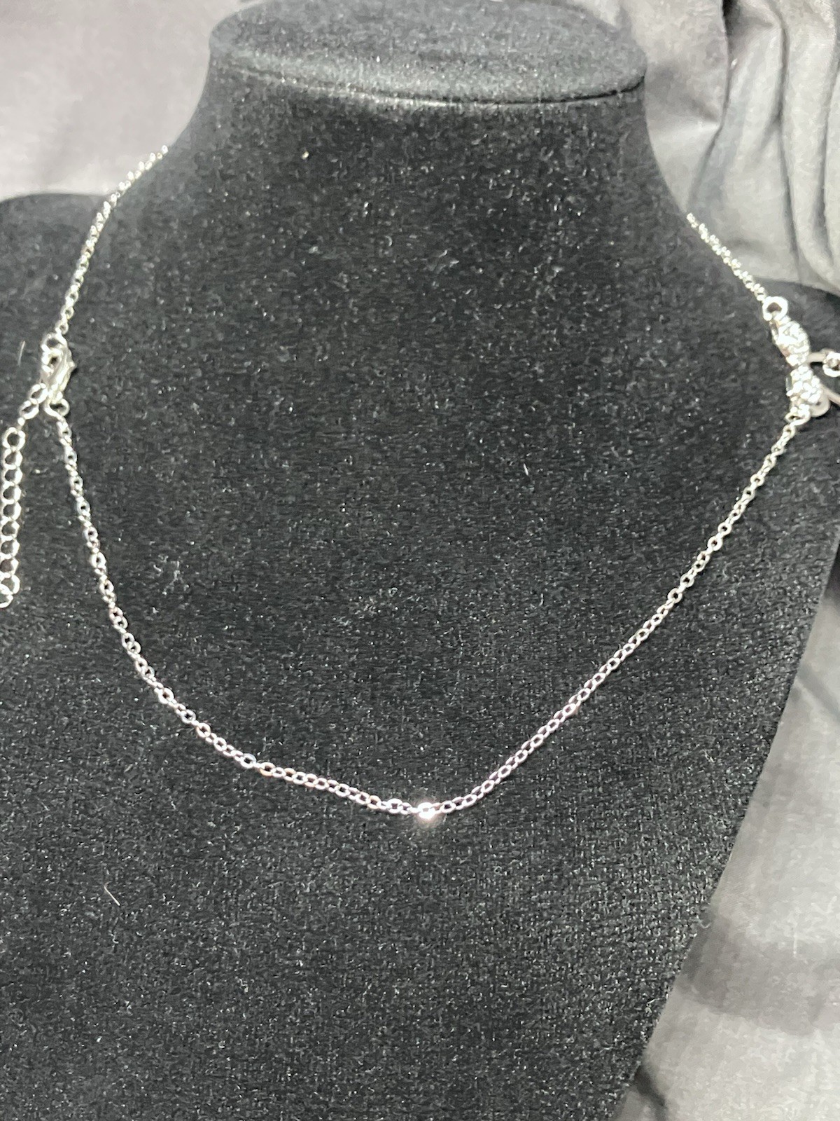 Womens stainless steel cz double bow necklace with infinity cz anklet/bracelet