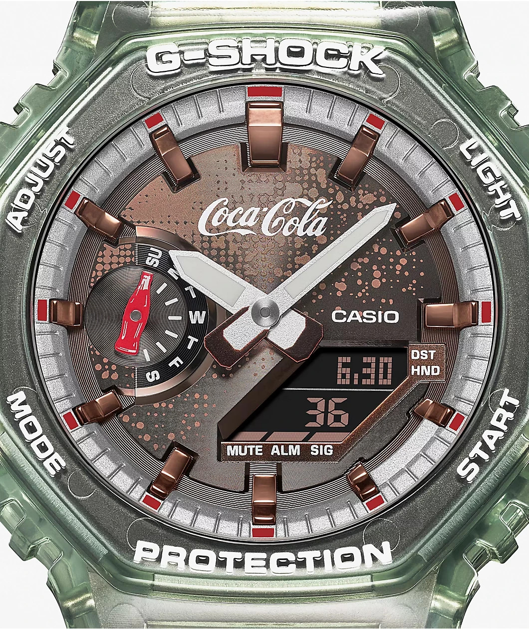 Casio G-Shock GA-2100CC-3A Coca-Cola 140th Anniversary Analog & Digital Watch