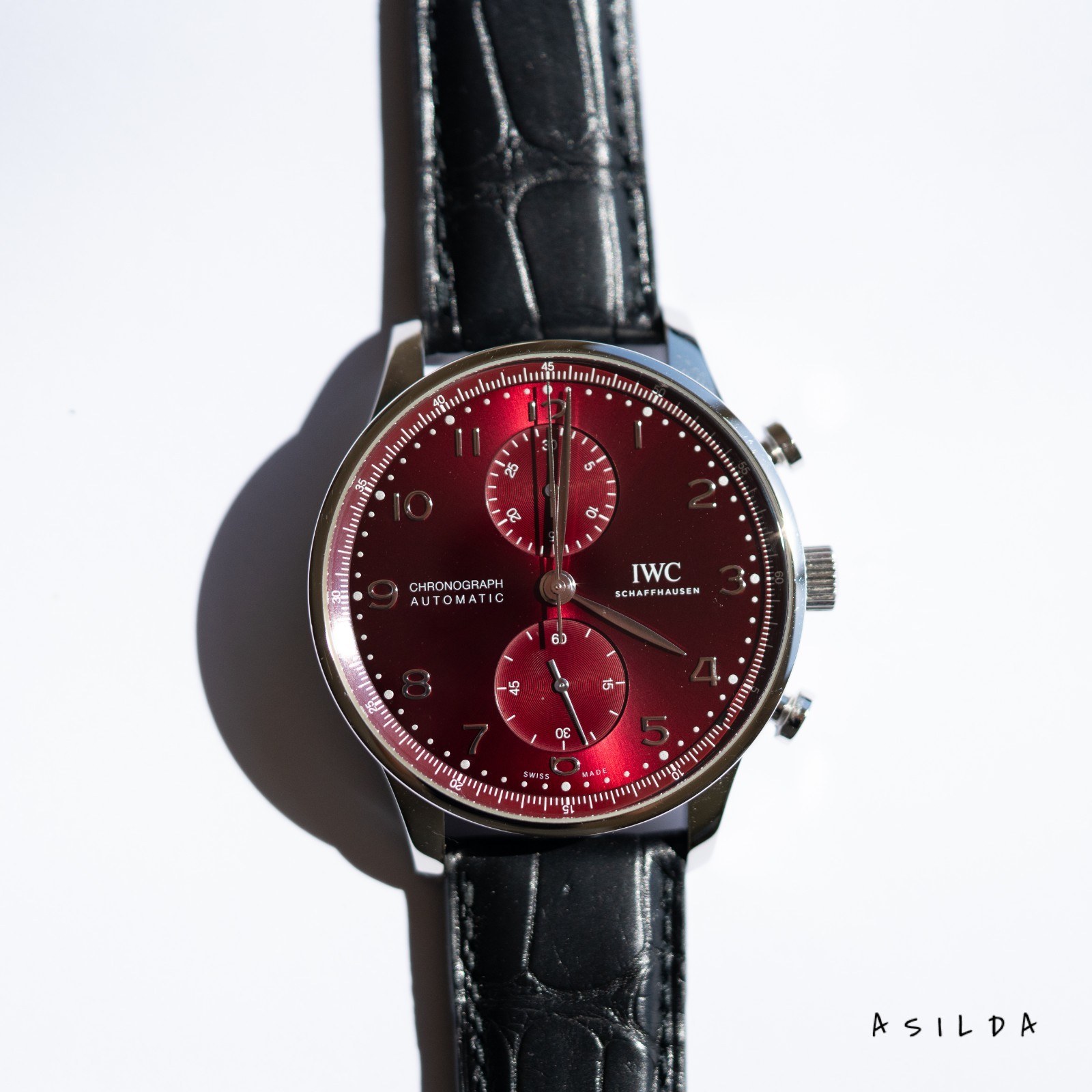 2020 IWC Schaffhausen Portugieser Chronograph — Ref. IW371616 | 41mm | Burgundy