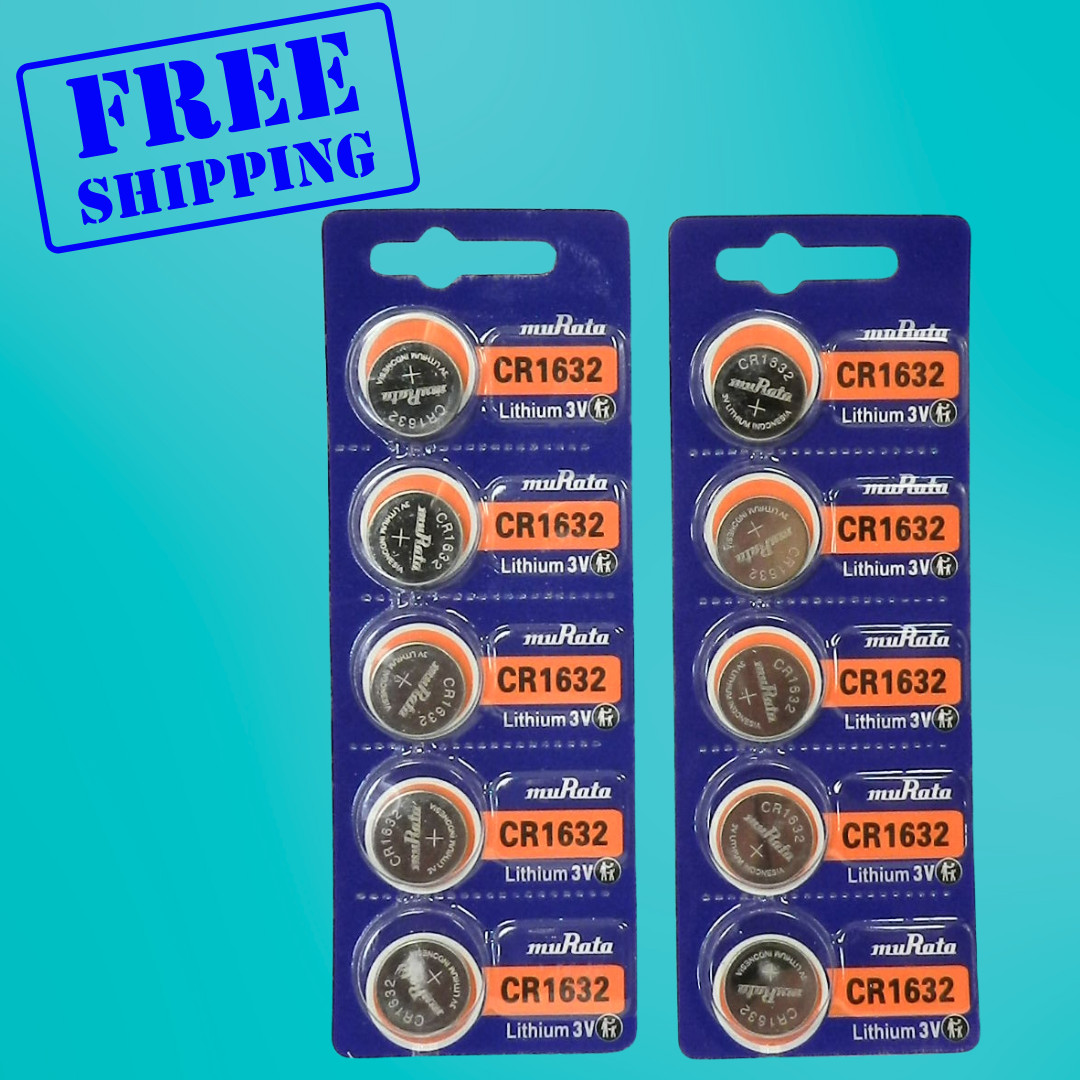Murata / Sony CR1632 LITHIUM 3V BATTERY – 10Pc