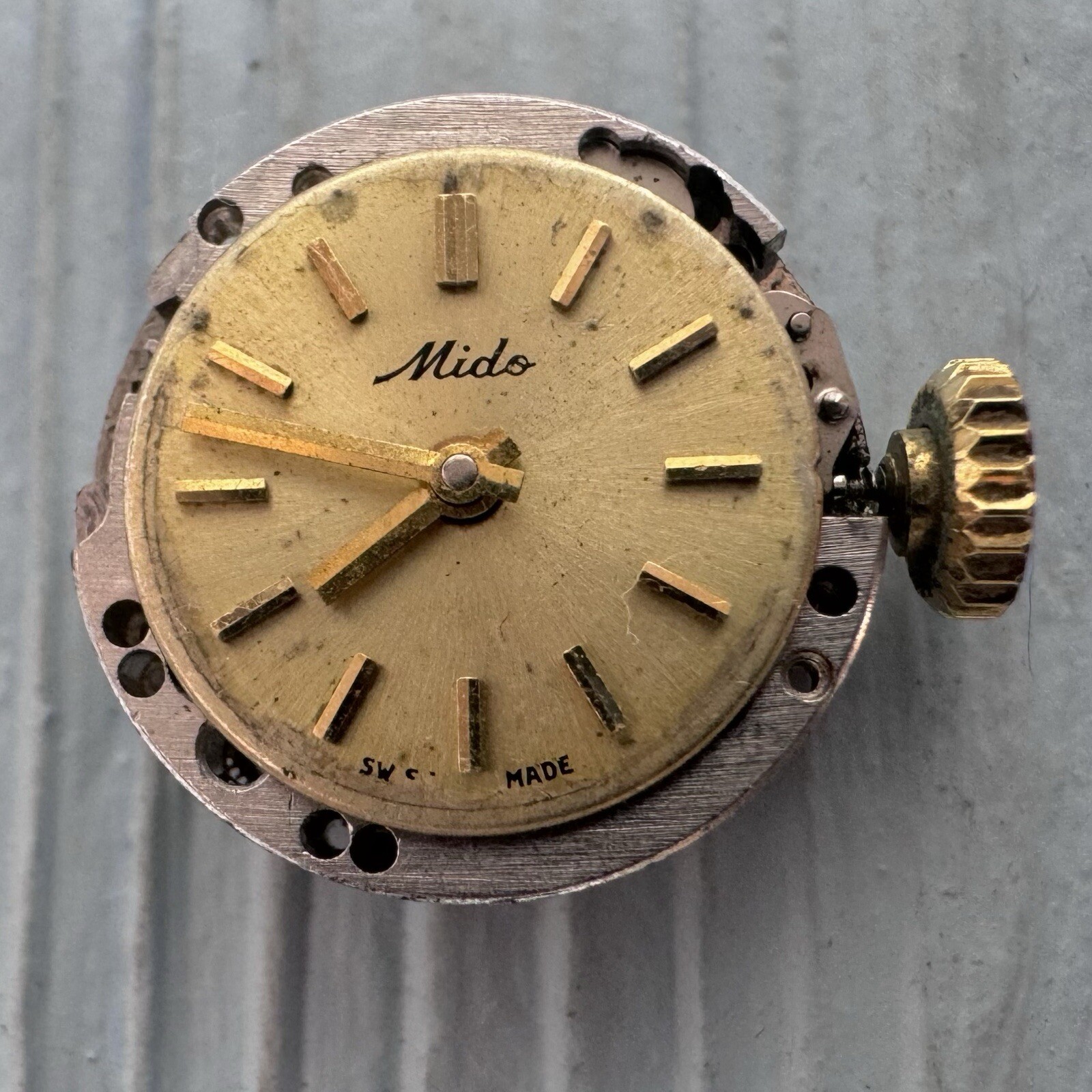Mido Watch Automatic Movement 13.7 mm Good Balance 17J Ladies Repair Parts (372)