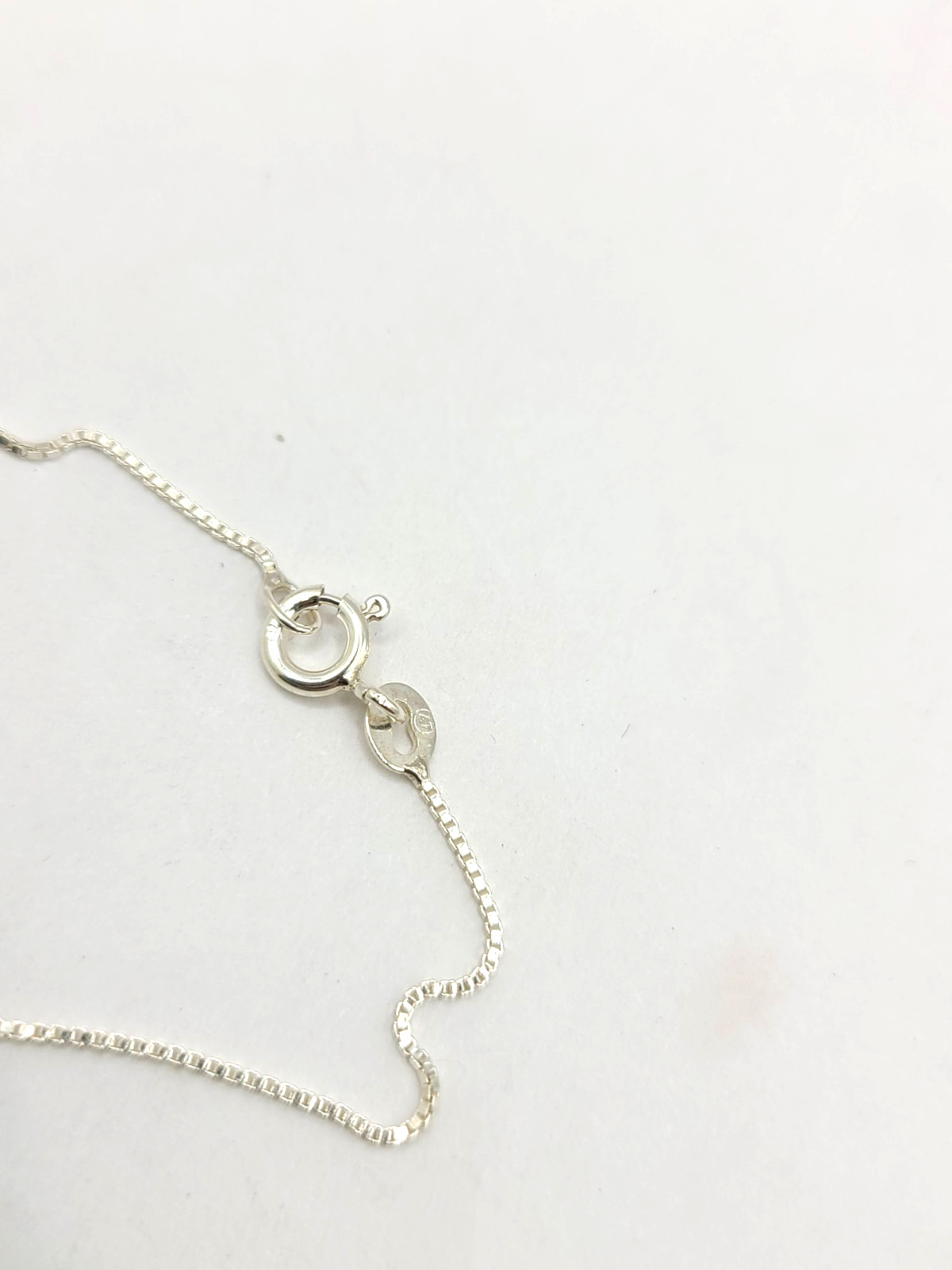 Sterling Silver .925 0.8mm 20″ Box Chain Necklace – 2.13gr
