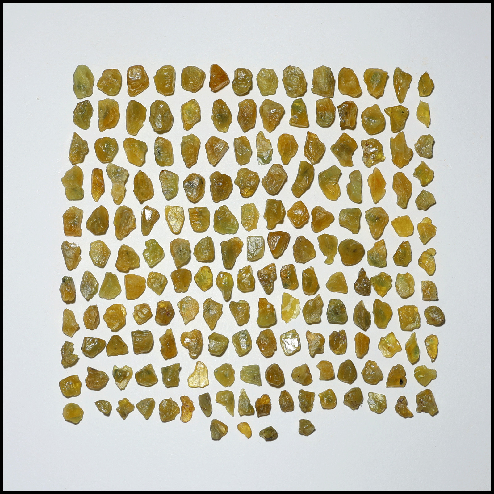 African Gold~ 173 PC Nigerian Yellow Sapphire Untreated 5mm-12mm Rough Gemstones