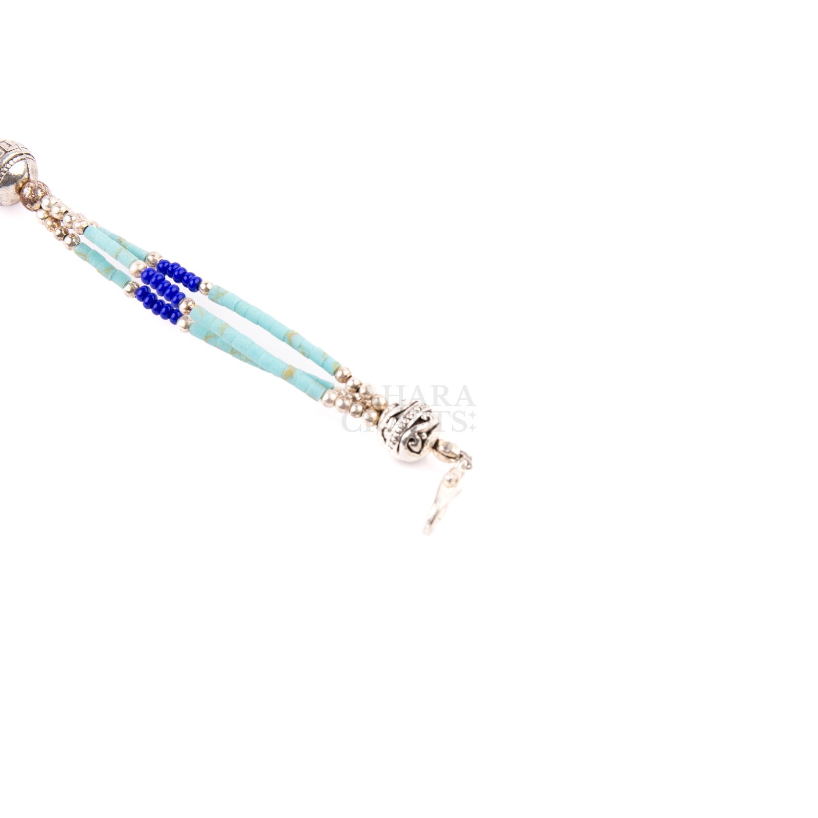 Tibetan Bracelet, Turquoise Lapis Lazuli Beads, Traditional Tibetan Bead Jewelry