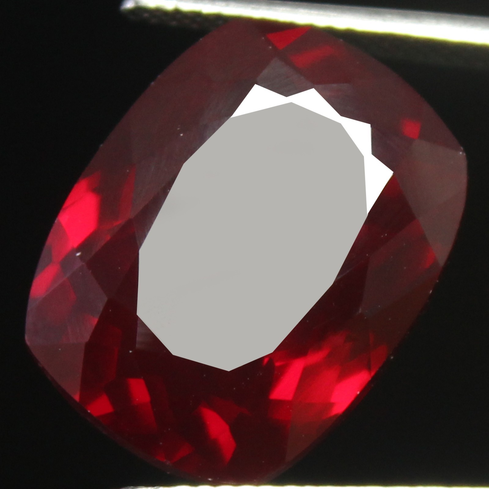Natural 20 Ct Certified Mogok Deep Red Ruby 18×14 MM Cushion Gemstones