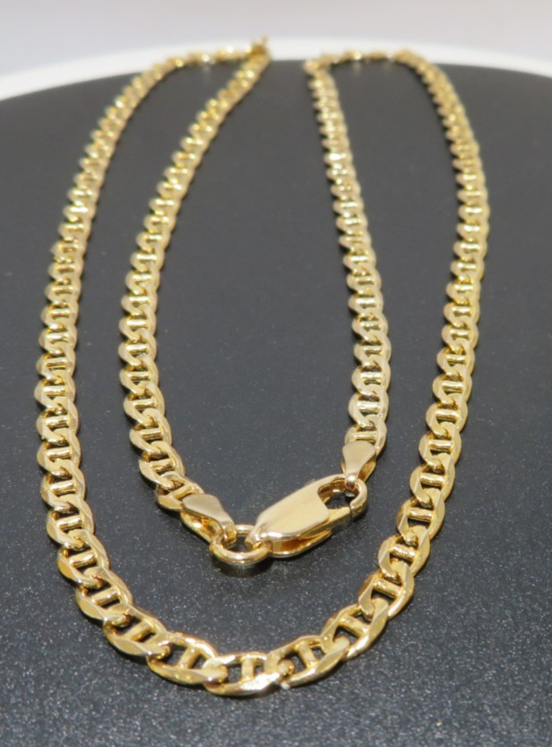 14K YG GUCCI LINK CHAIN 20″ LONG 3.54 MM WIDE 11.10 grams (AI-3012)