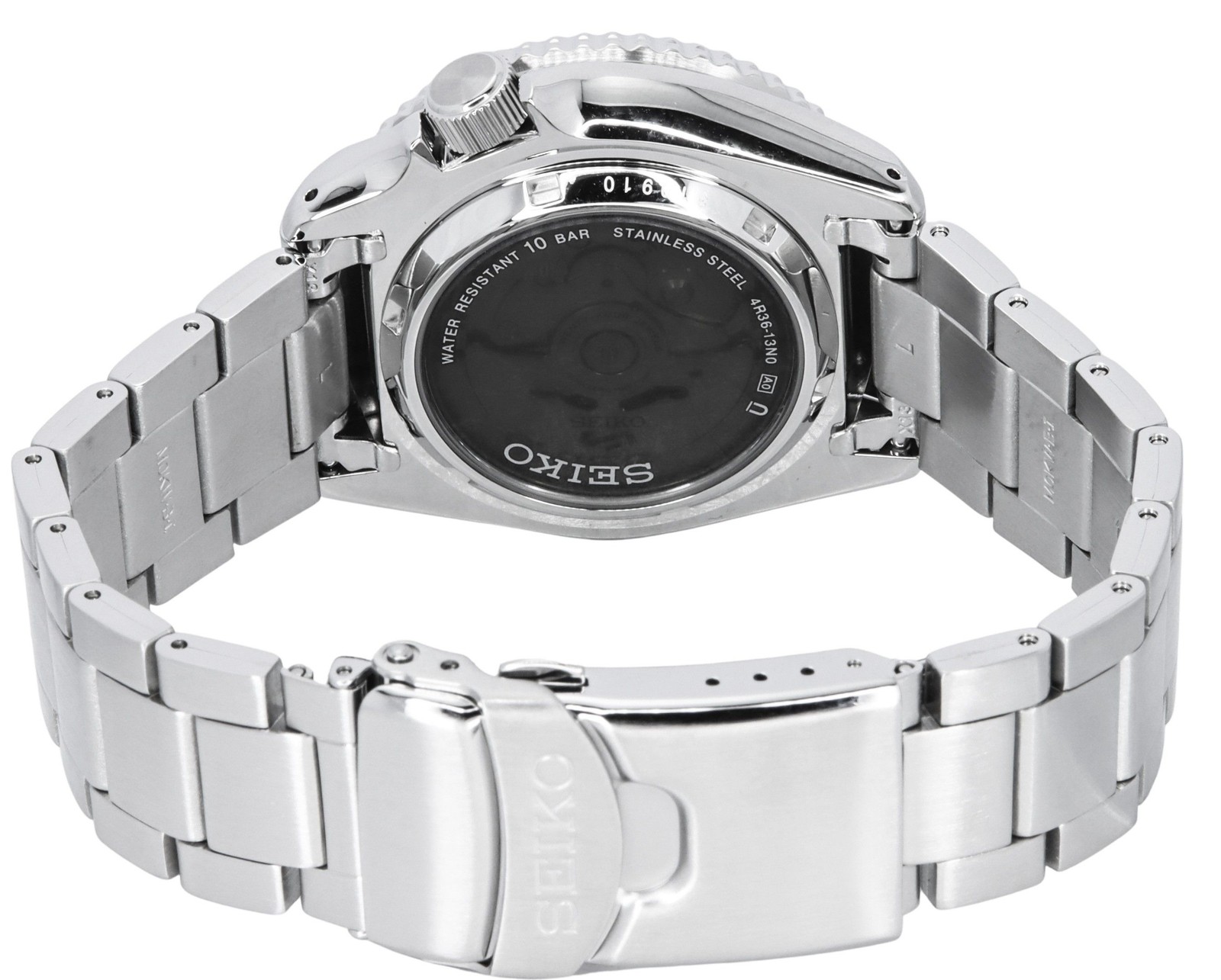 Seiko 5 Sports Automatic Orange Dial Sports Stainless Steel SRPJ47K1 Men’s Watch