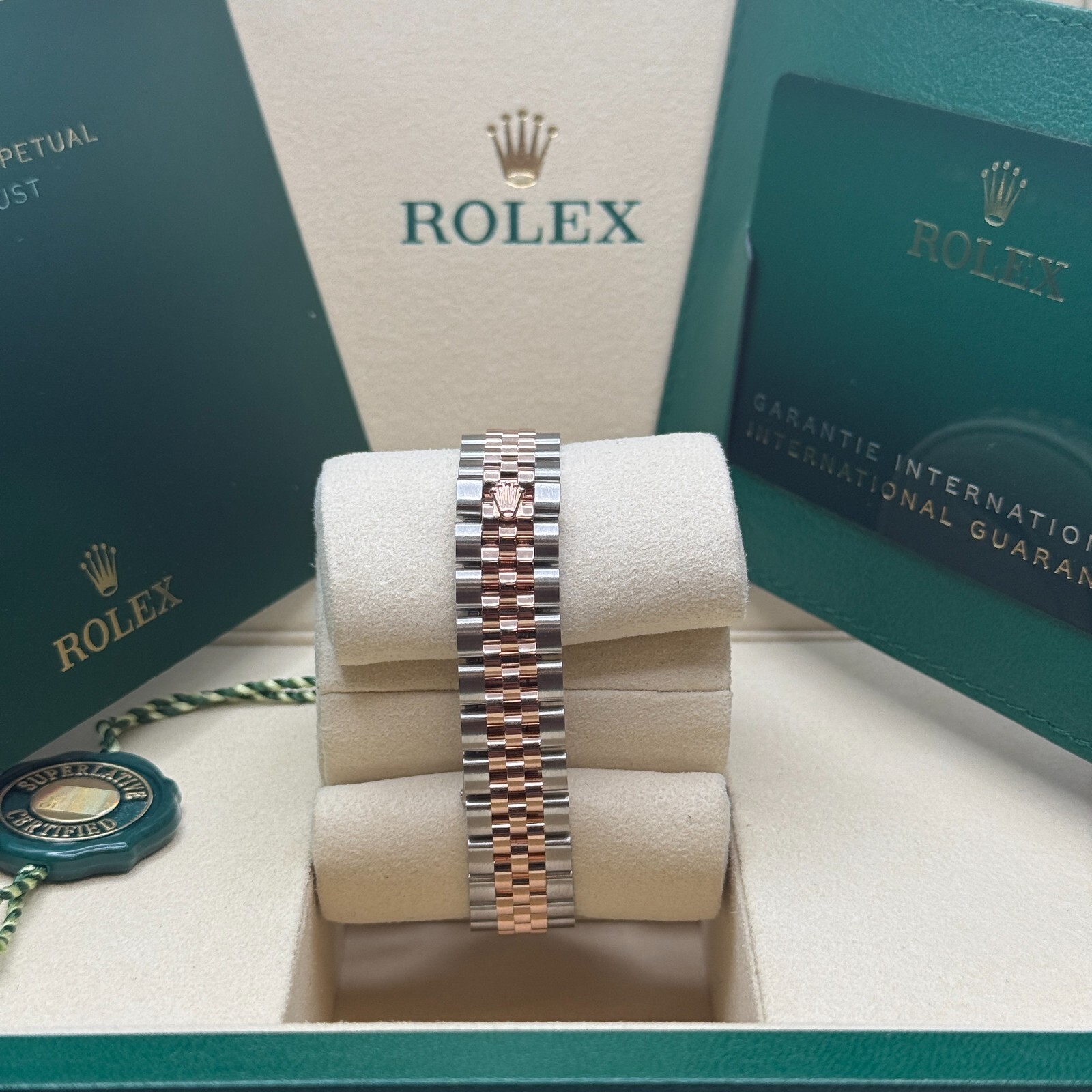 Rolex Lady-Datejust NEW 2025 Pink Star Diamond Dial Two Tone Rose Gold Jubilee