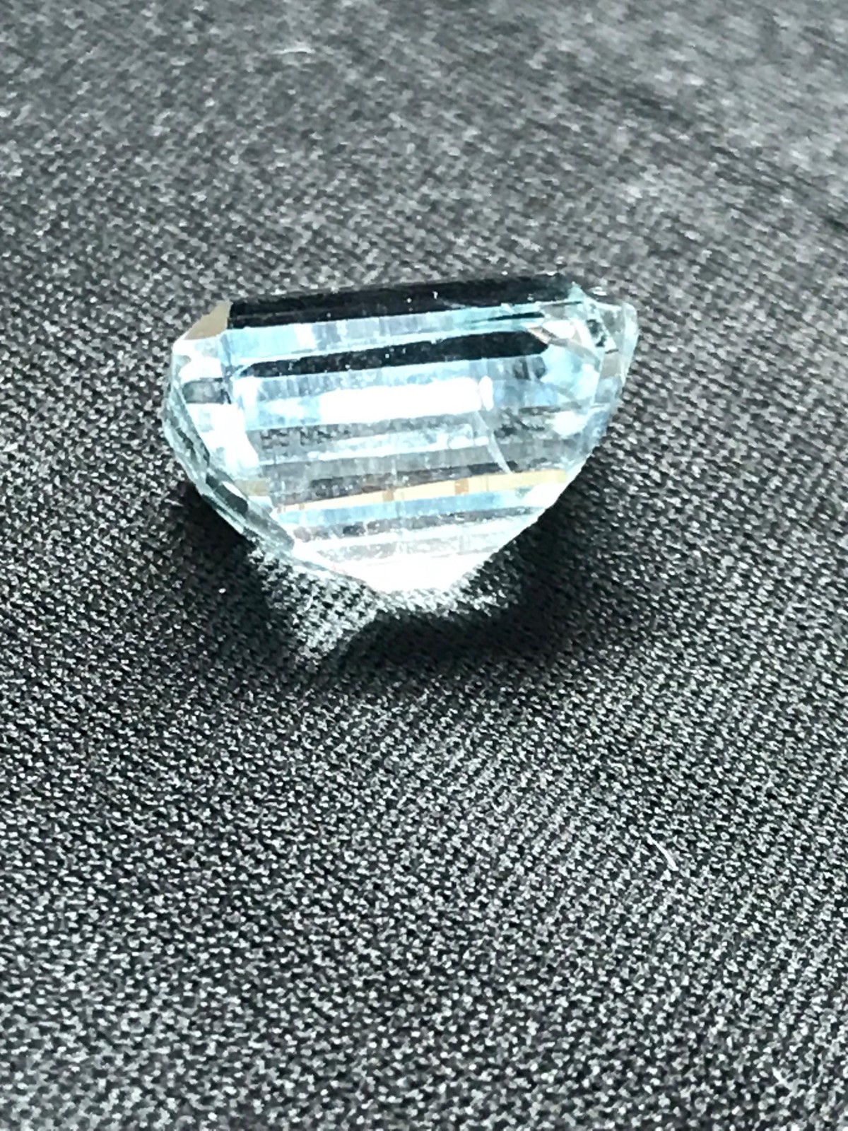 Aquamarine 9 cts, Earth Mined, no treatment at all~Beautiful Step Emerald