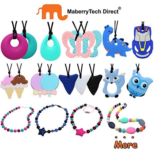 Versatile Donut Shaped Chew Necklace for Anxiety Relief – Perfect for All Ages