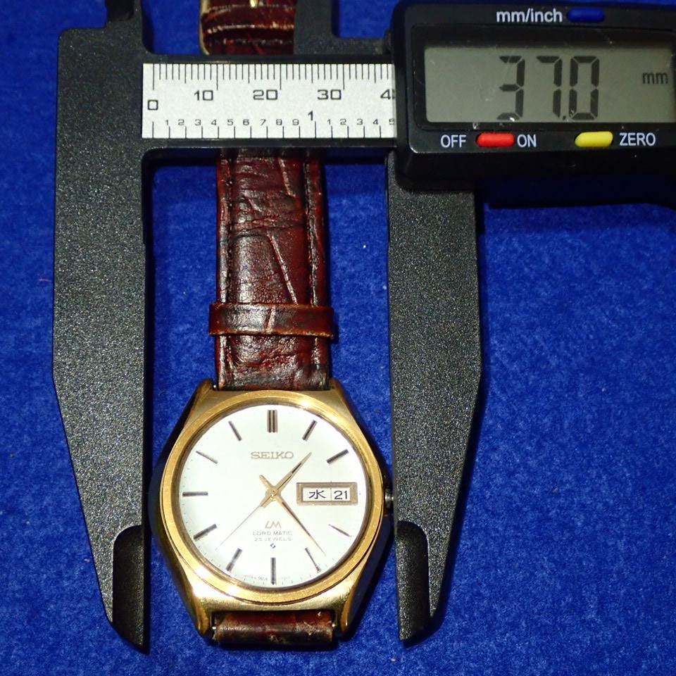 SEIKO Vintage 1971 JDM Load Matic 25J 5606-7010 Day Date KANJI Dial 37mm Linen