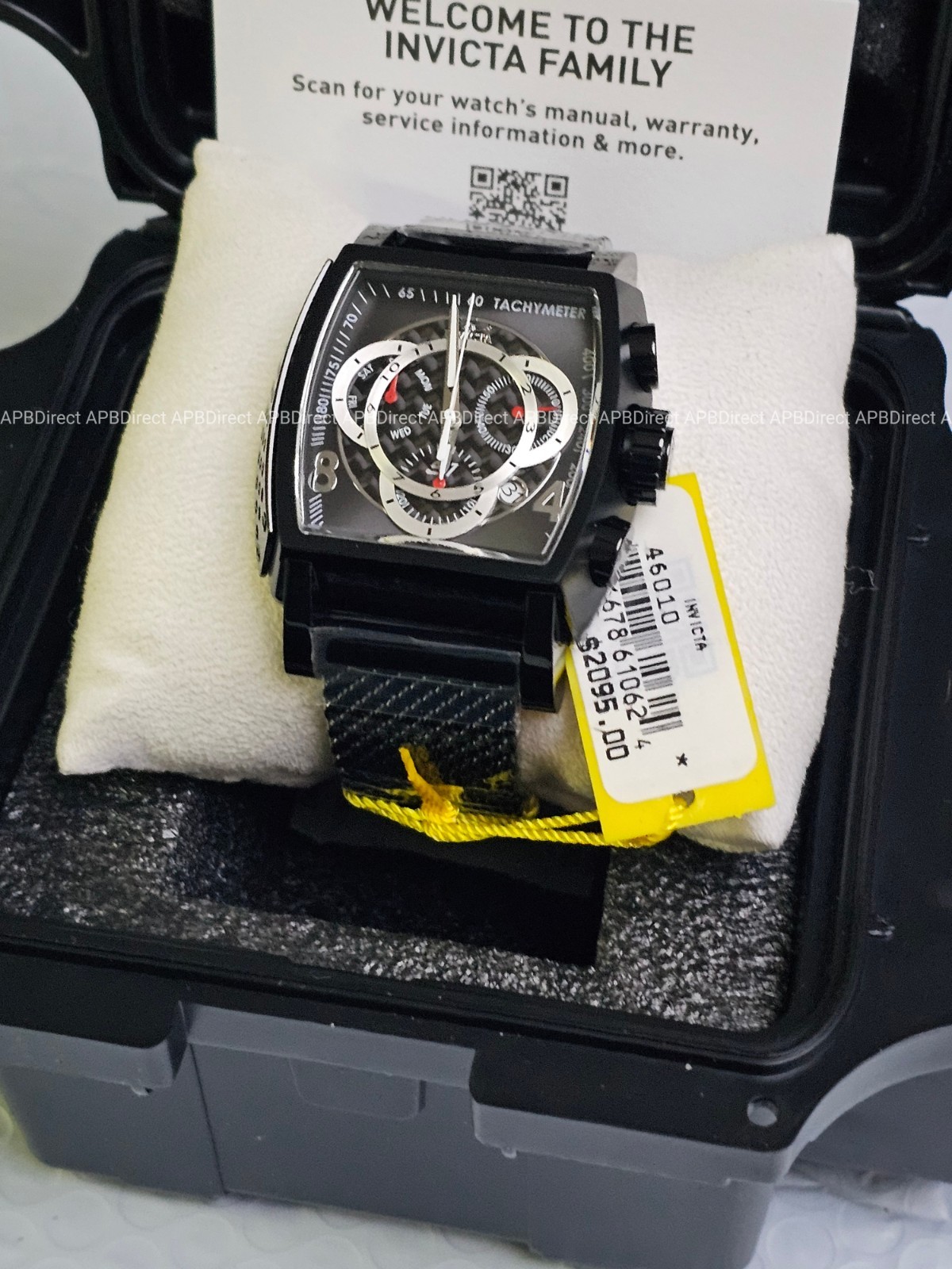 Invicta – S1 Rally – Carbon Fiber BLACK Milanese Swiss Z60 FE Chrono Mens Watch