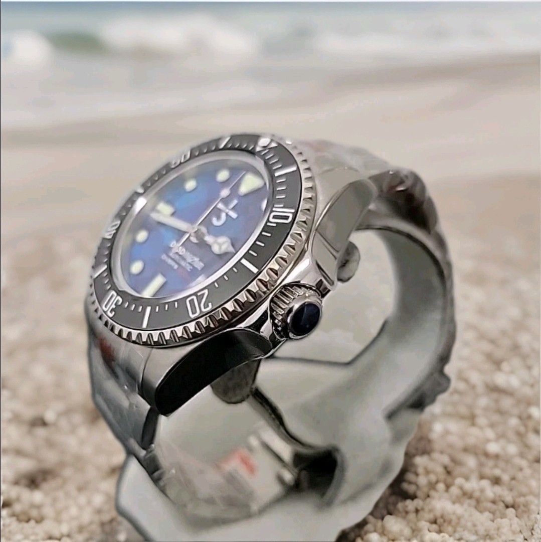 Mod Automatic Divers Watch 44mm SII NH35 With All the Titanium Improvements