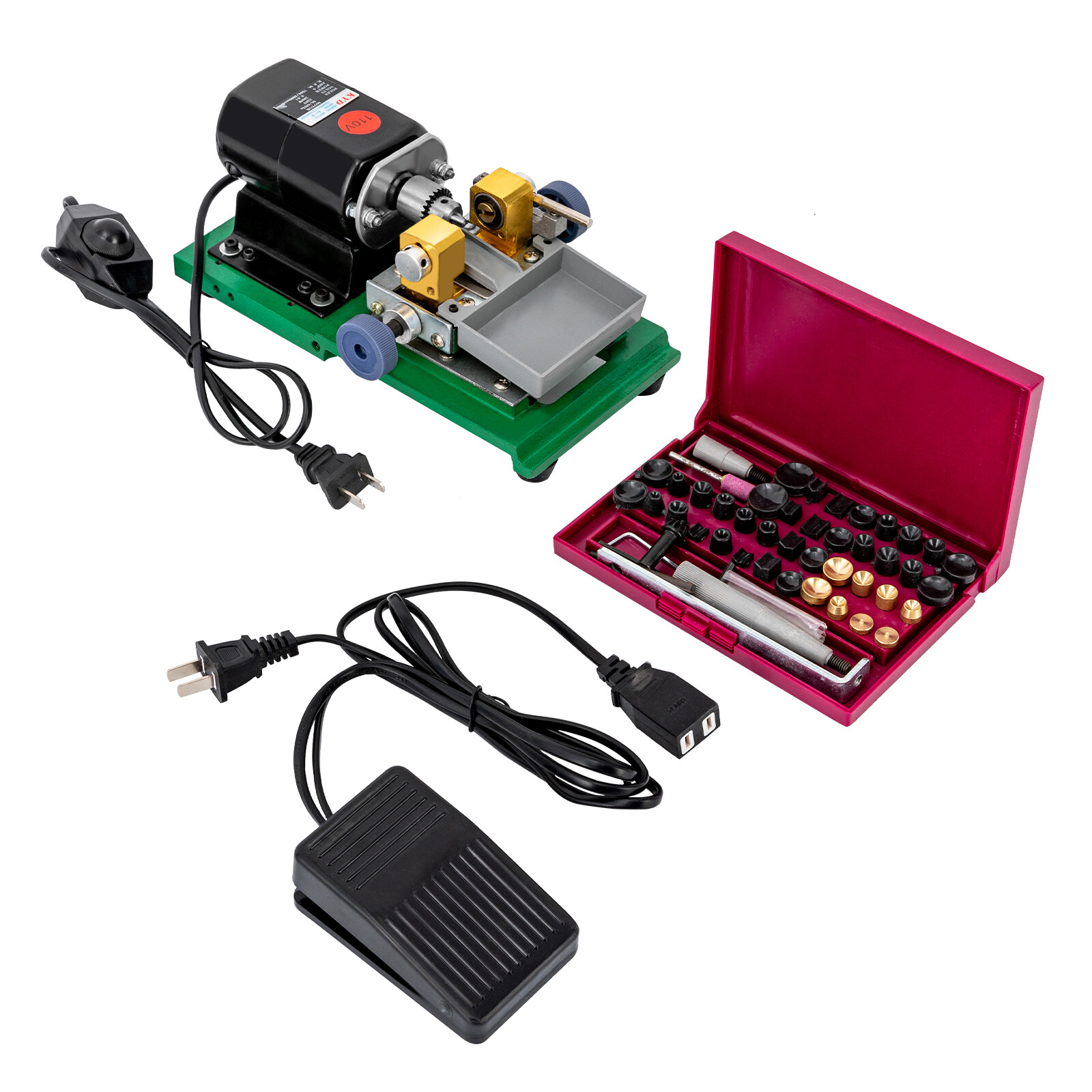 Pearl Drilling Machine Jewelry Drilling Machine Pearl Holing Beads Adjustable US