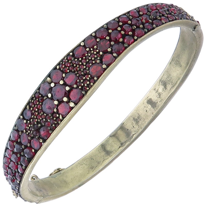 bracelet garnet antique