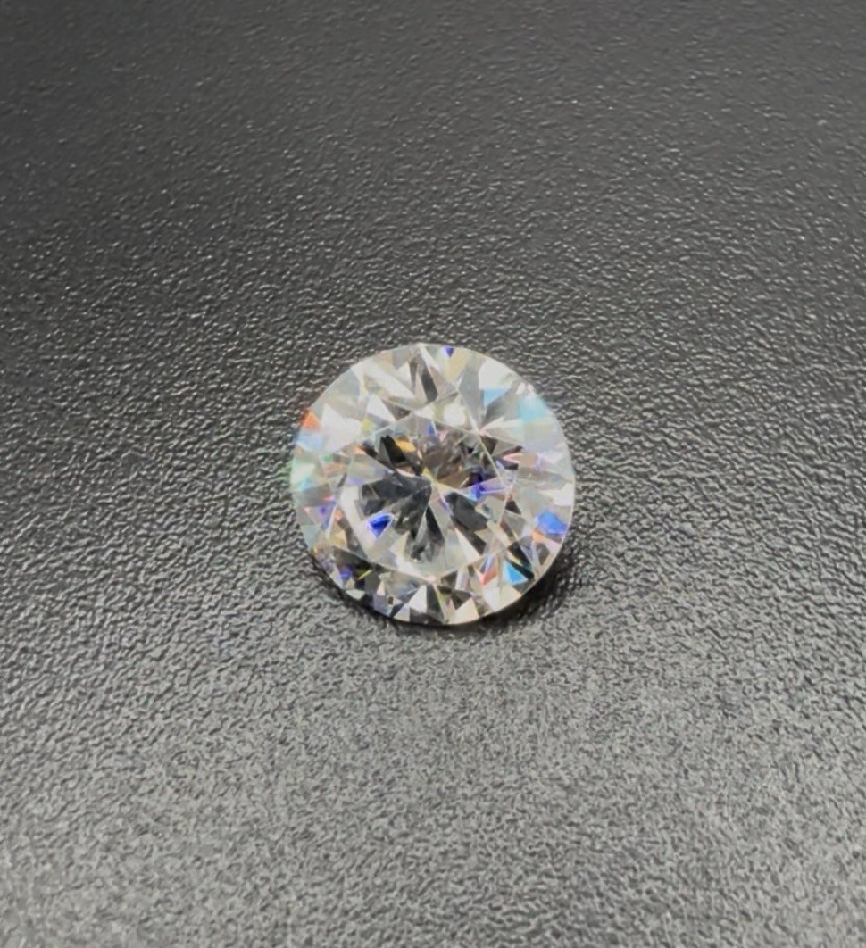 GRA Certified Moissanite Loose Round Cut .5 Ct -15 Ct. USA Seller Free Ship!!