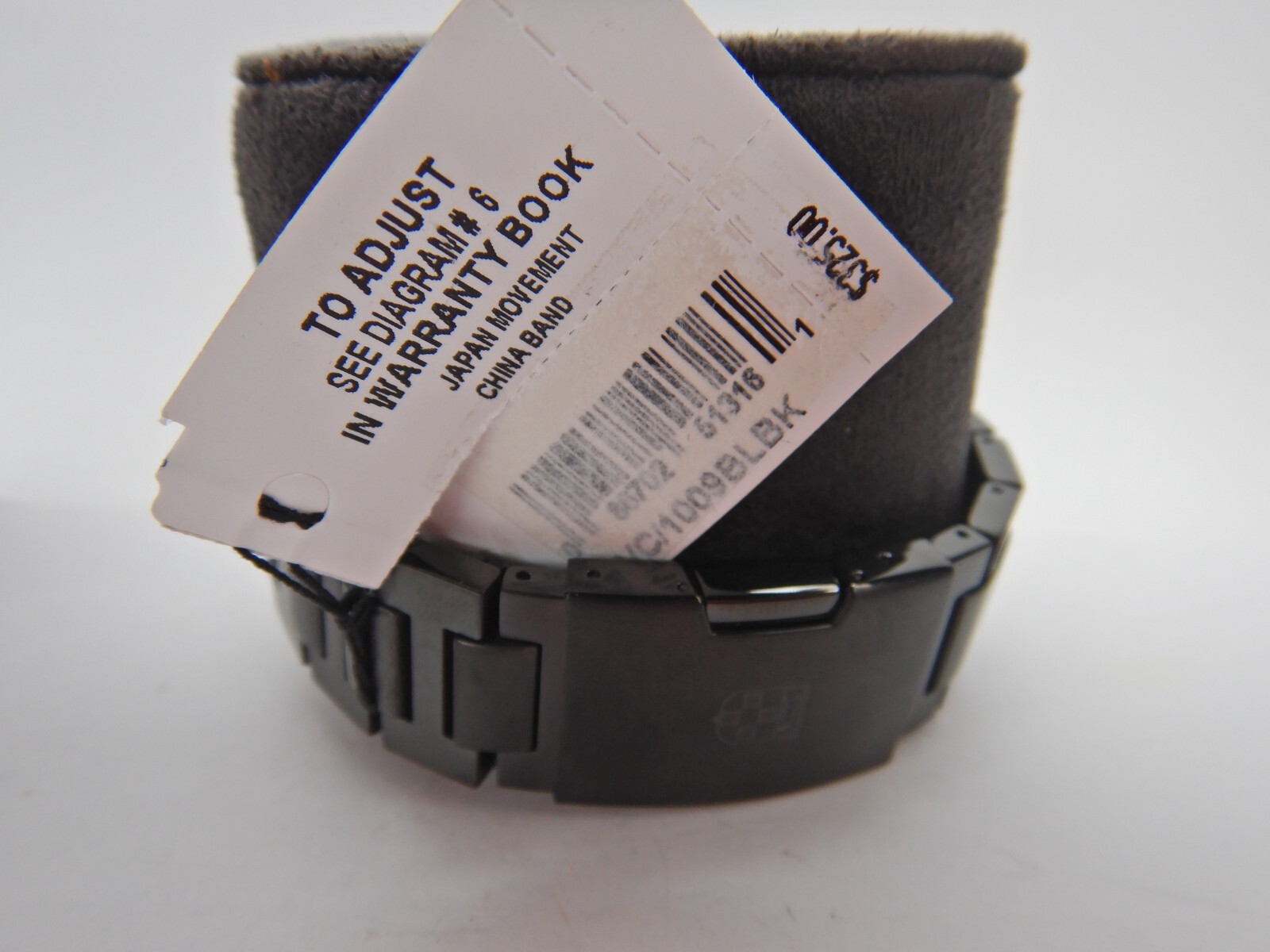 Vince Camuto VC/1009BLBK The Master Blue Aluminum Black Ion-Plated