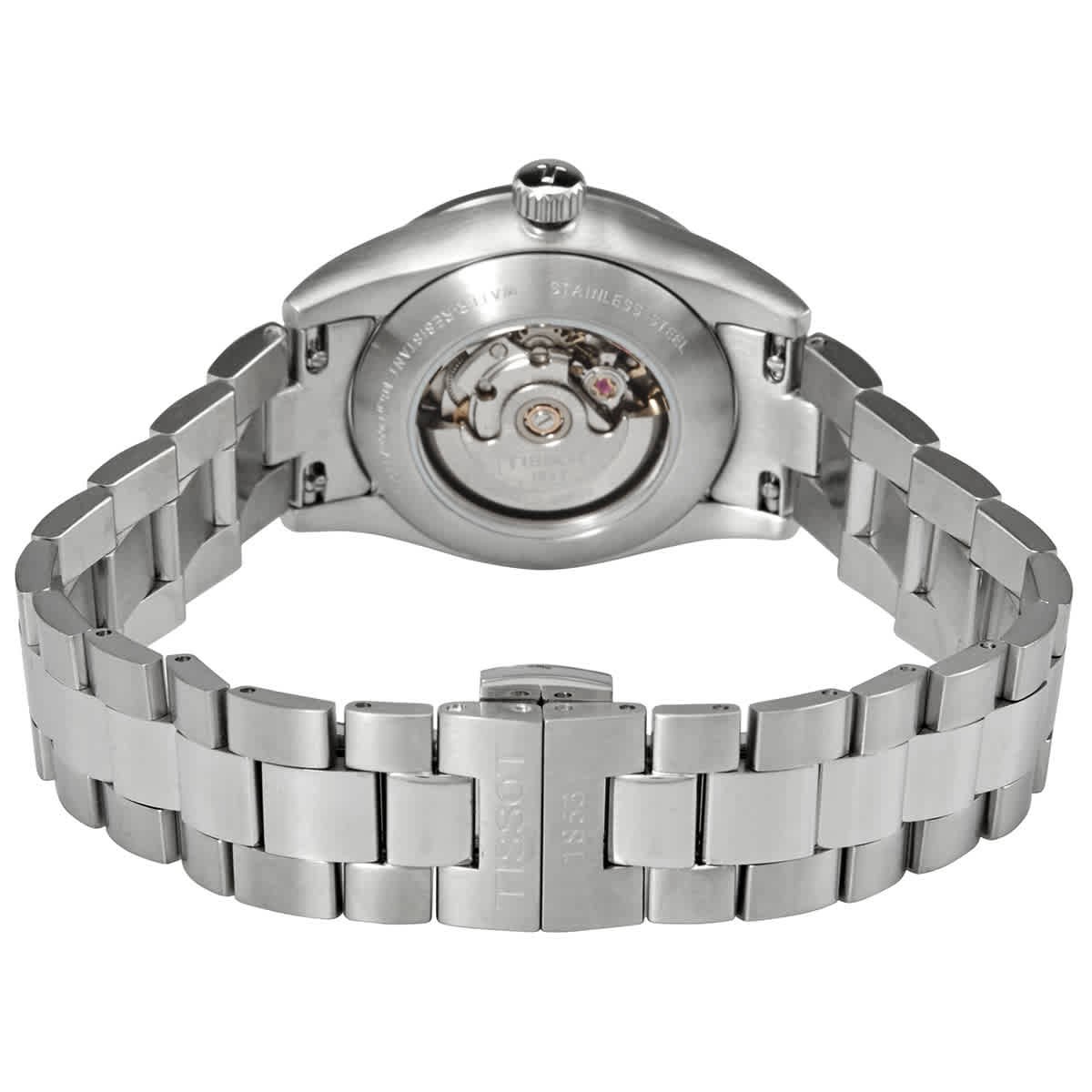 Tissot T-My Lady Automatic Diamond Anthracite Dial Ladies Watch