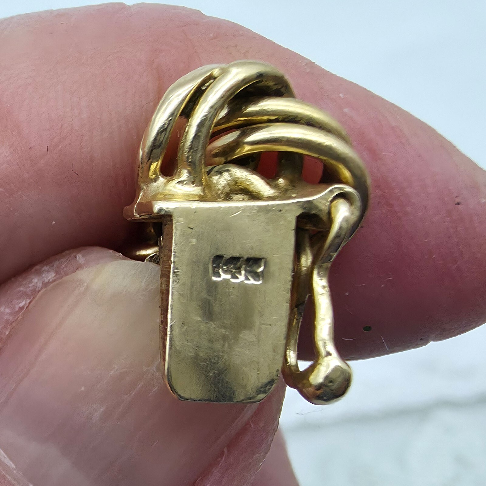 14k Double Cable Link Bracelet 7.5” 31.7 grams Push Lock with Safety Catch