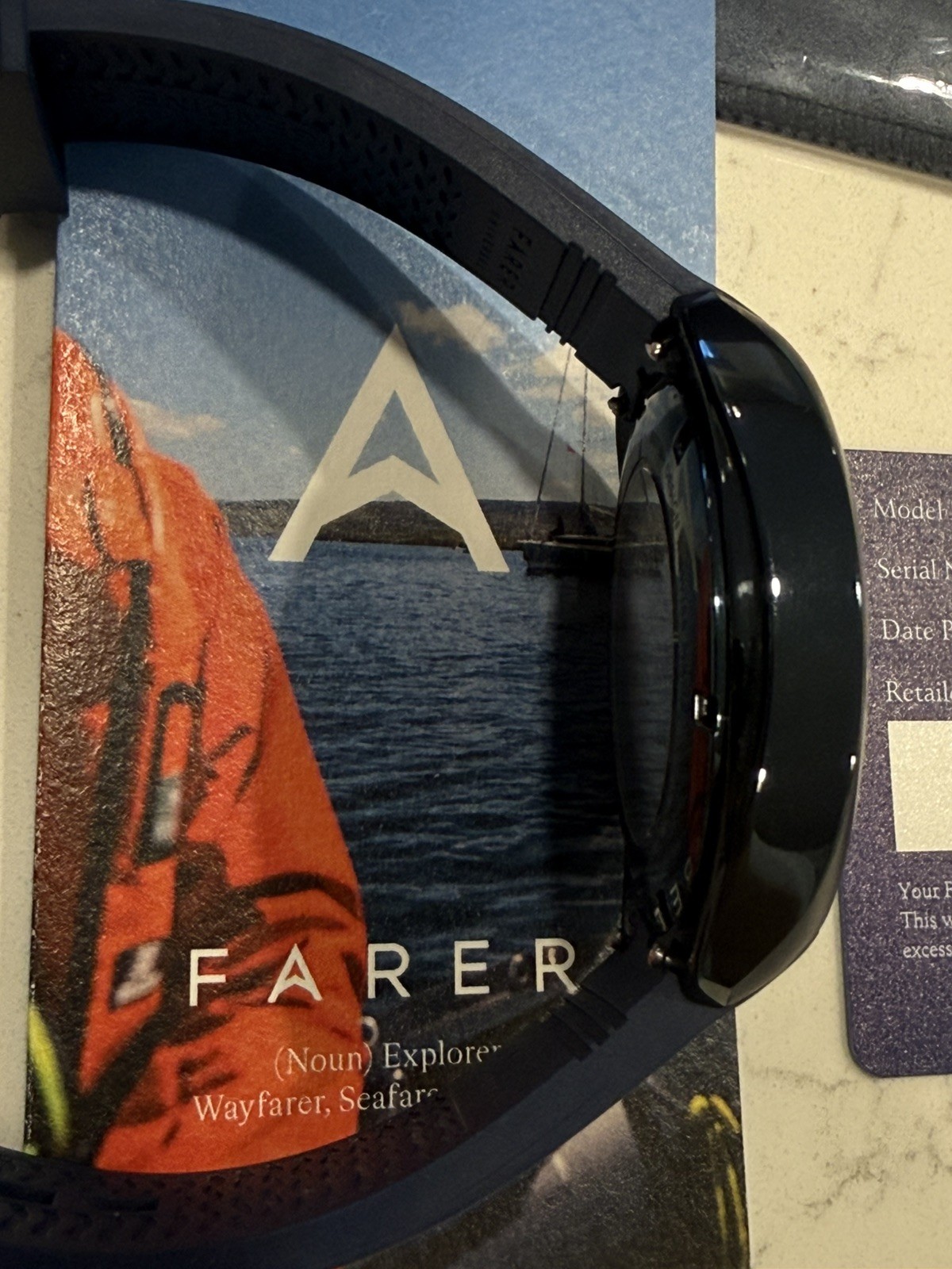 Farer Endeavour Ocean blue Titanium Series III Watch Automatic Swiss Made