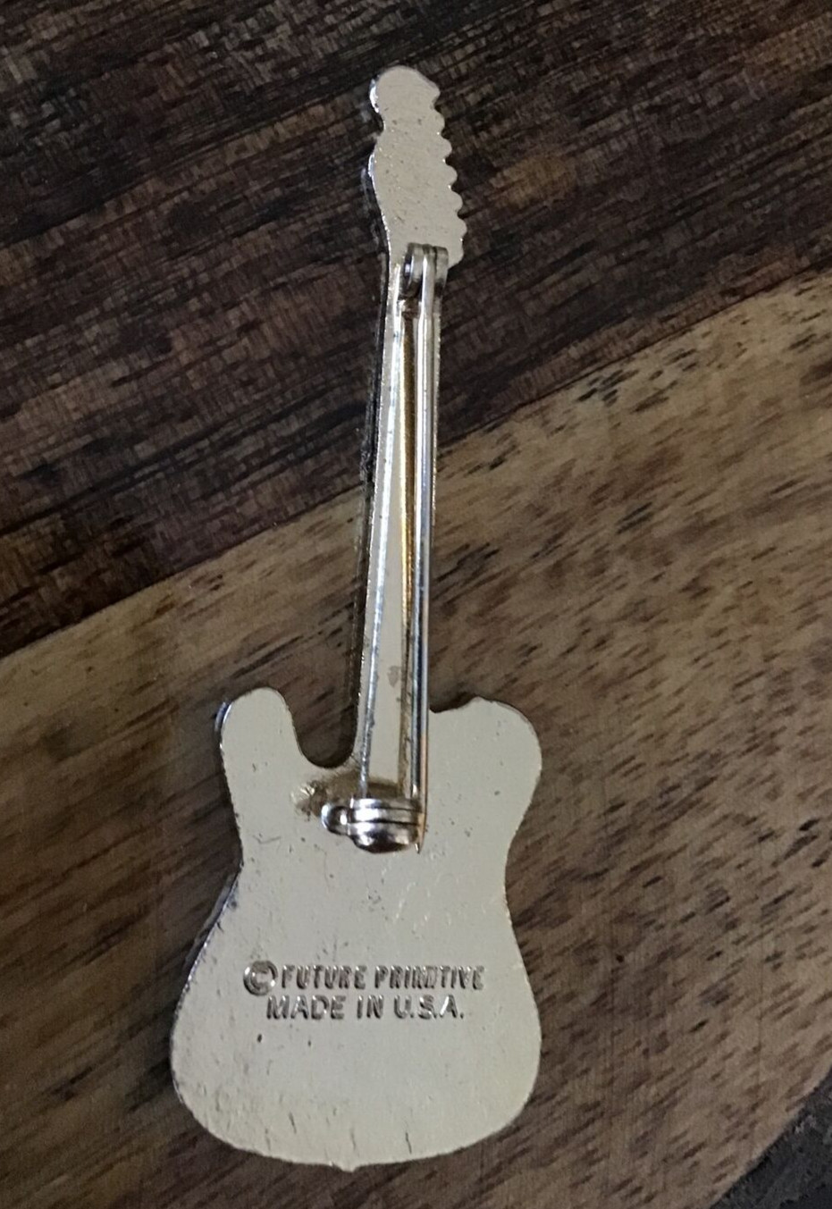 MINIATURE GUITAR PIN BY FUTURE PRIMITIVE U.S.A. *COLLECTIBLE