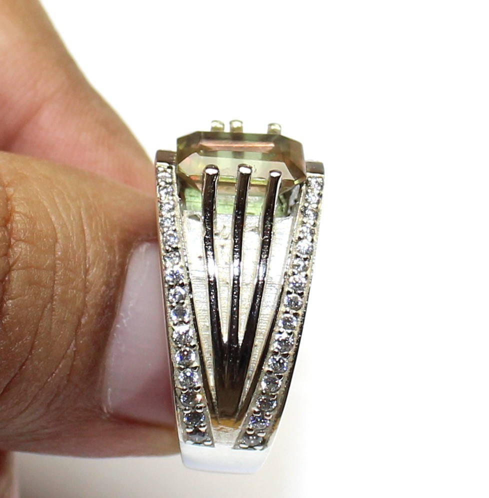 Genuinely Color Change Russian Zultanite Sterling Silver Ring, Alexandrite Ring