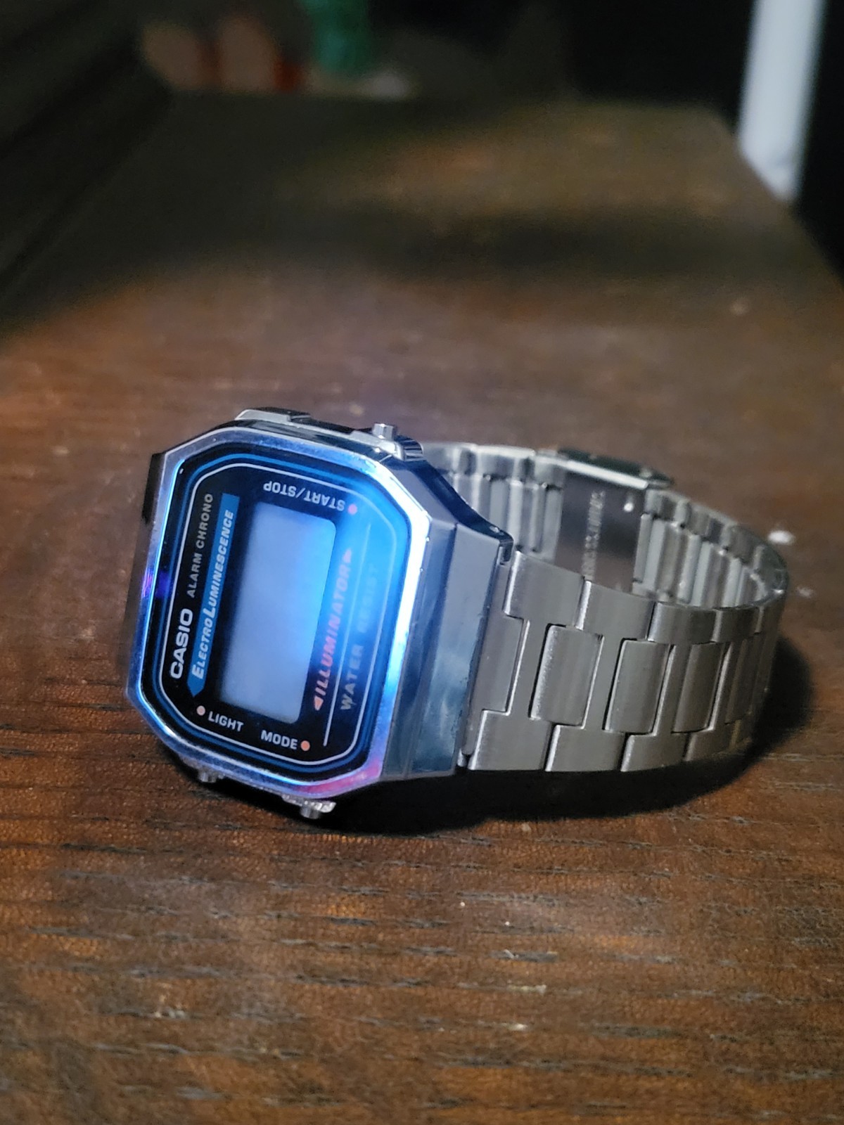 Casio A168 Vintage ElectroLuminecence For Parts