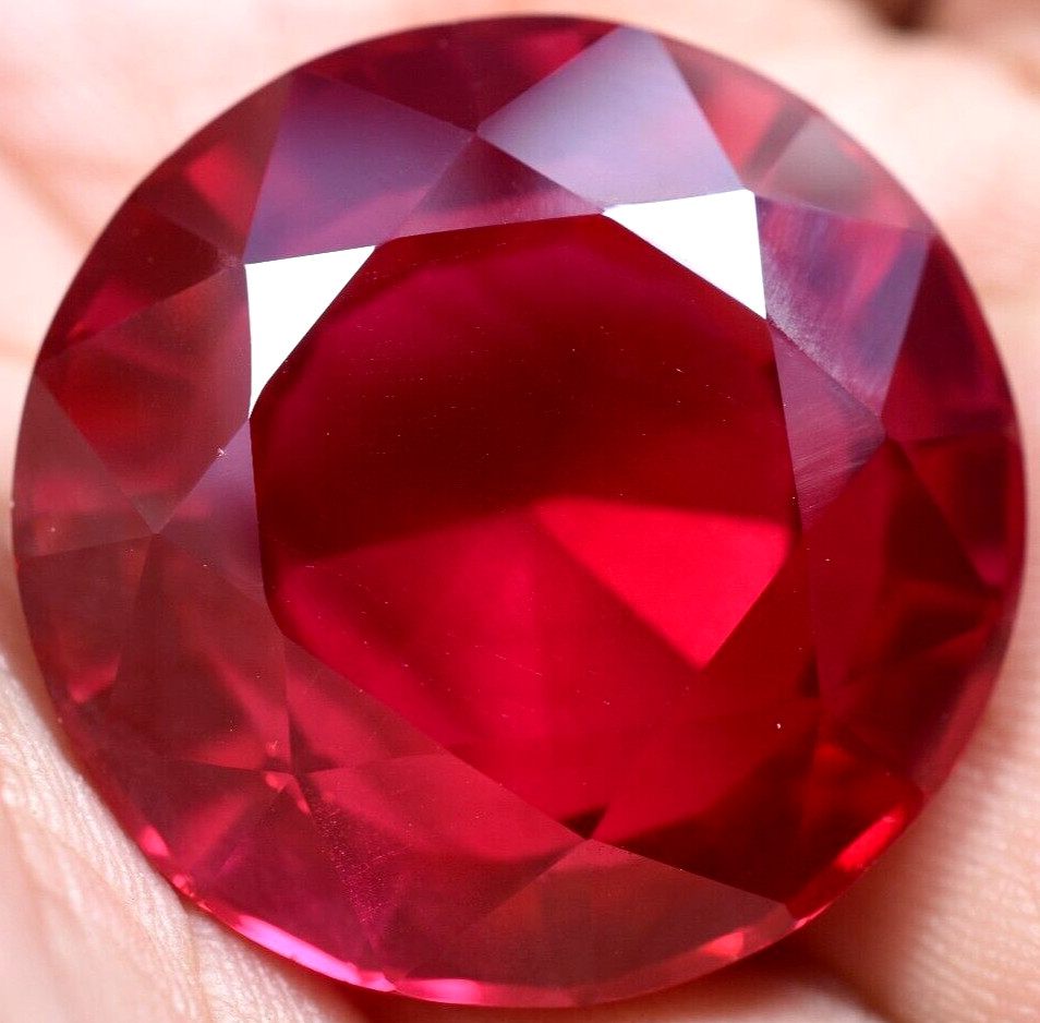 Natural 85.60 Ct Mogok Huge Pink Ruby Sparkling GGL Certified Loose Gemstone