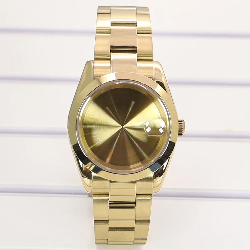 36/39mm Watch Cases Set Sapphire Glass For NH35 NH36 NH34 NH70 8215 Datejust