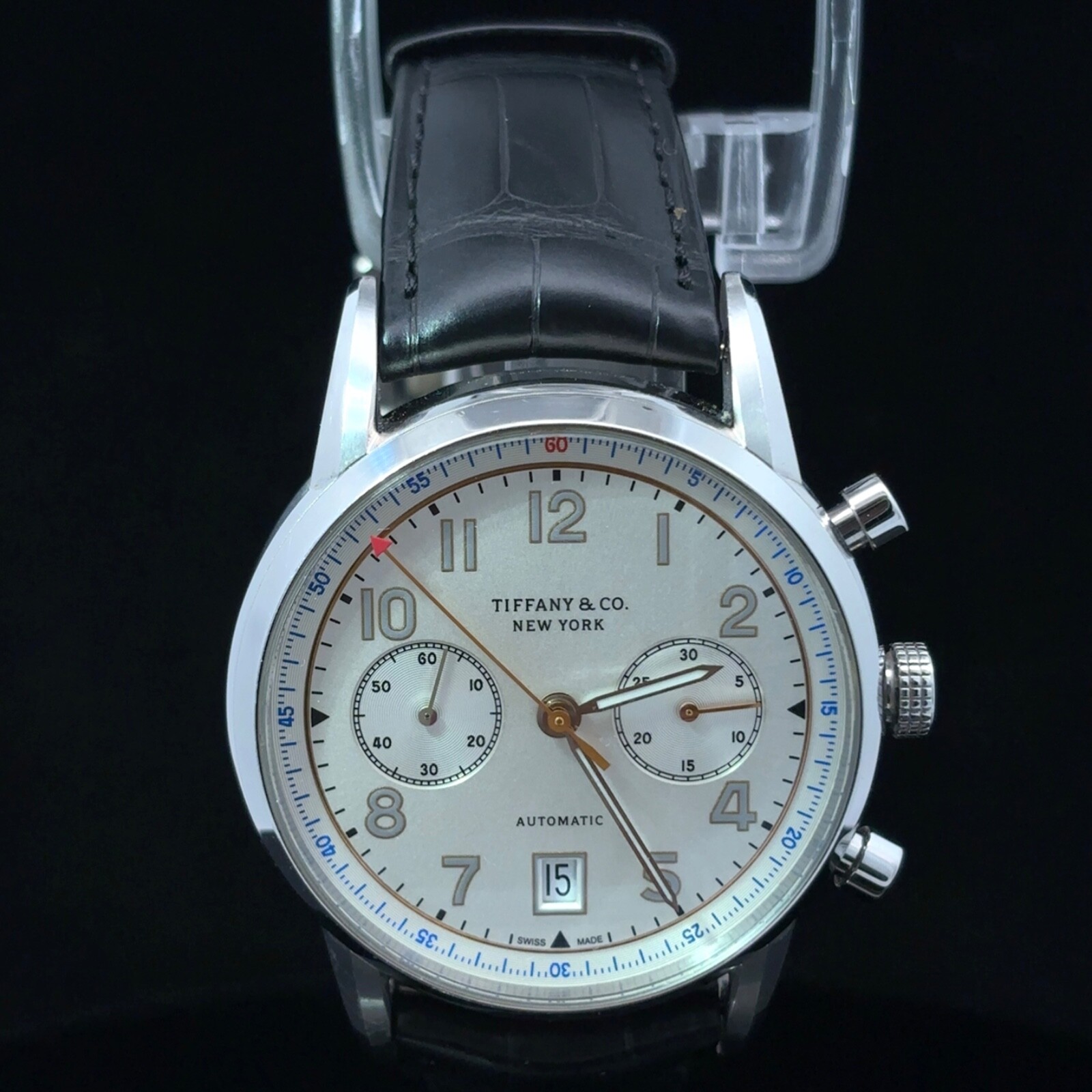 Tiffany CT60 Silver Dial Automatic on Bracelet 42mm