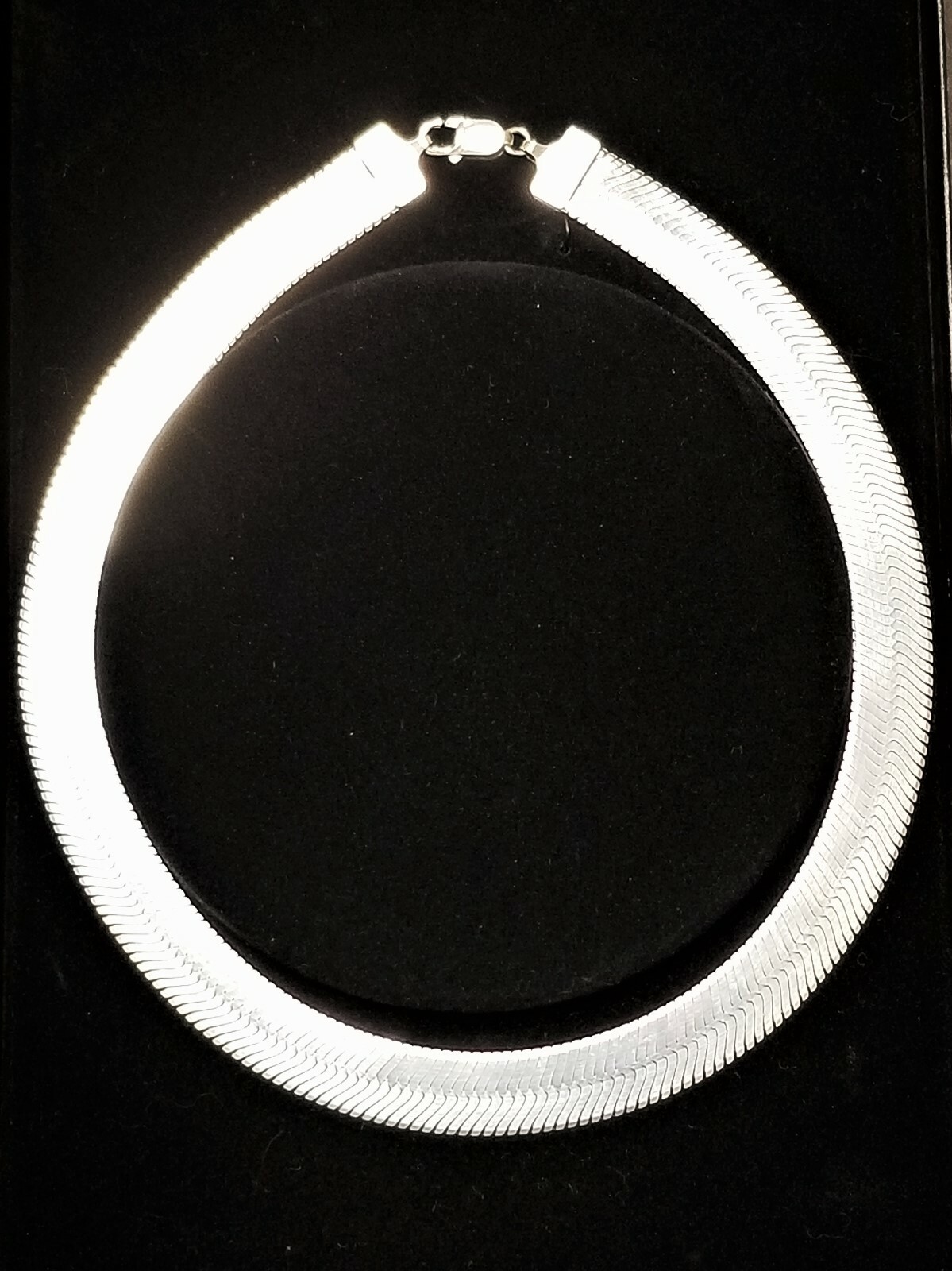 Vintage MILOR 925 Sterling Silver Wide “S” Chain Collar Necklace ITALY 18″ 50g