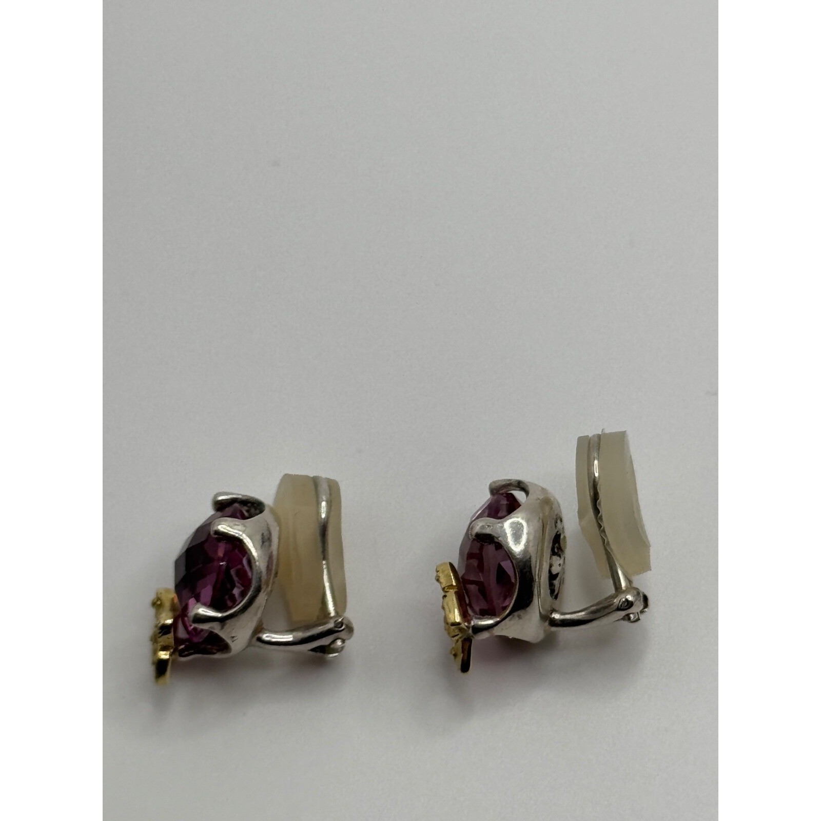 Saint by Sarah Jane Dancing Butterfly Sterling Silver & 18k Accent Clip Earrings