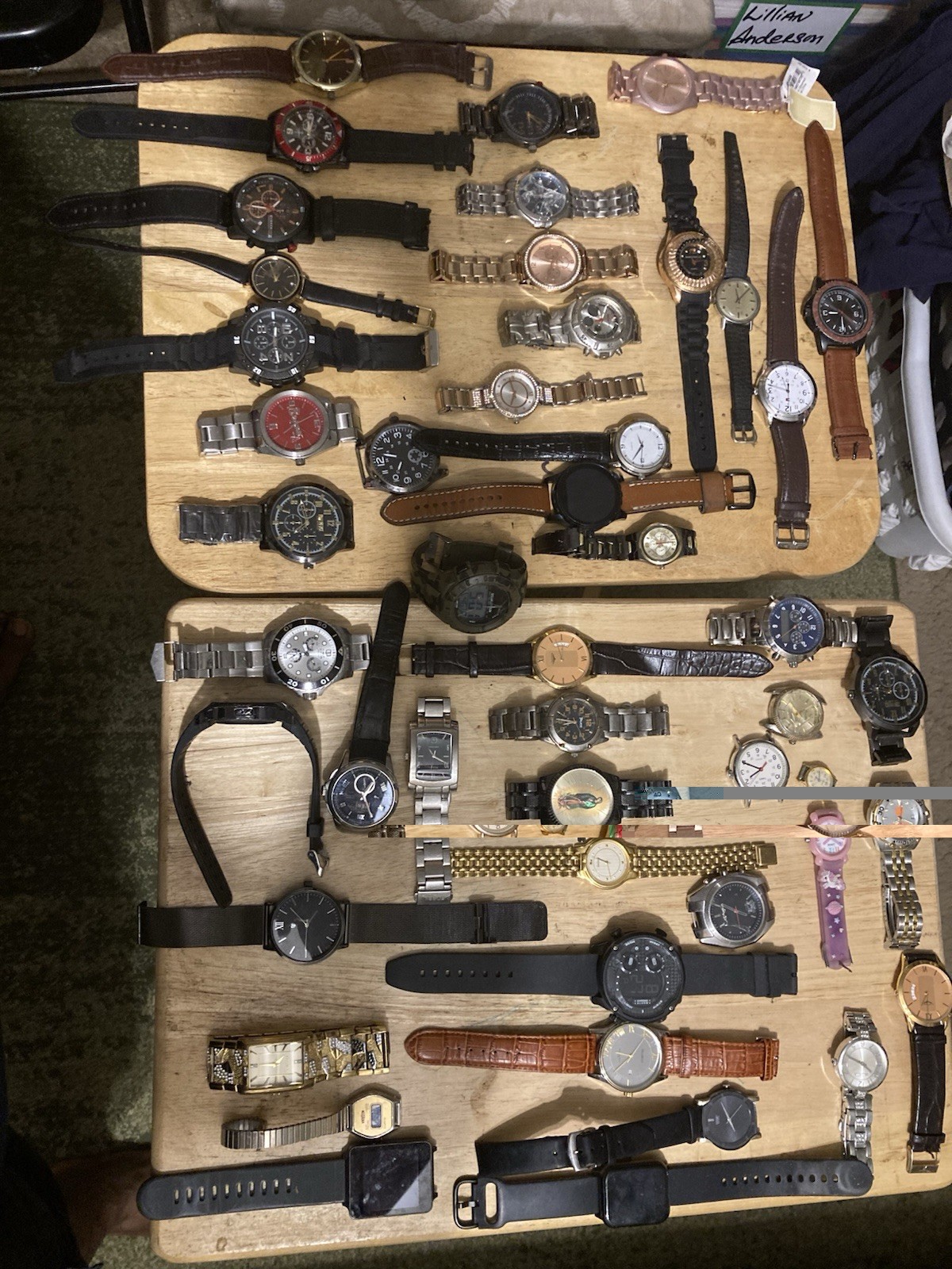 Men and Women Watch Lot Various Brands Untested As Is Parts / Repair 48pc