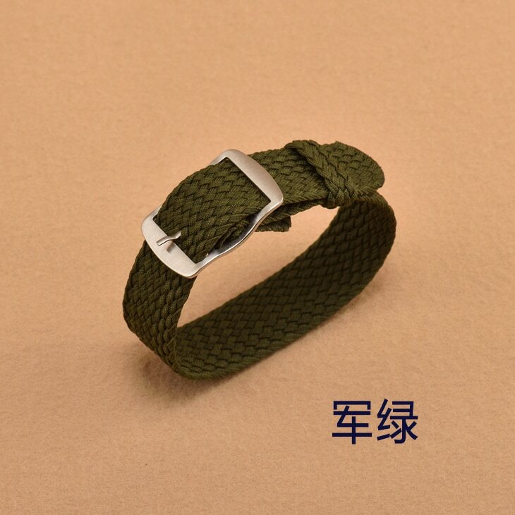 No-hole Nylon Strap 14mm 16 18 20 22mm Wristband Weave Fabric Canvas Watch Band