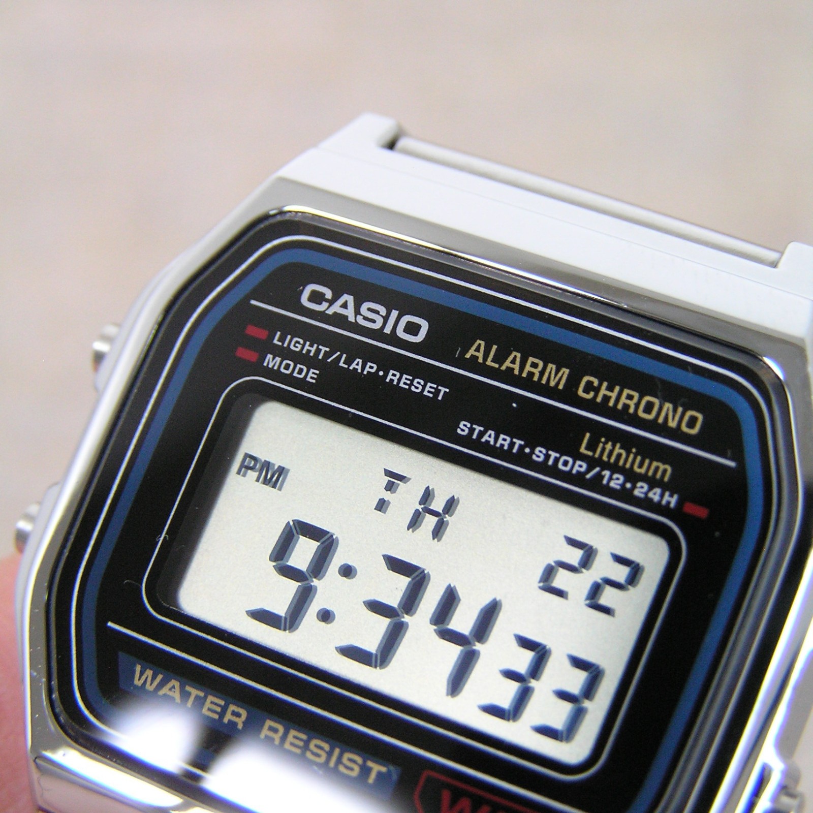 UK STOCK CASIO A158WA-1JH Japan Exclusive Digital Watch Imported Model Silver