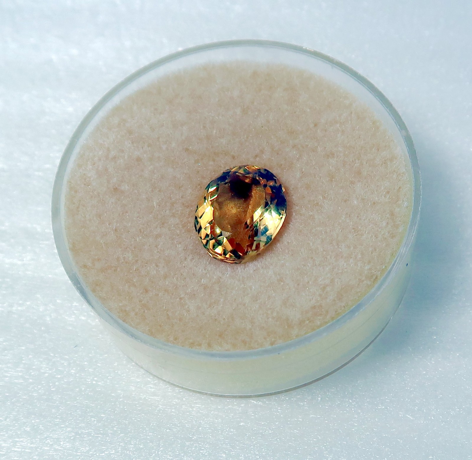Golden Citrine 10.7 x 13mm Oval 6.47 CTS Free USA Shipping