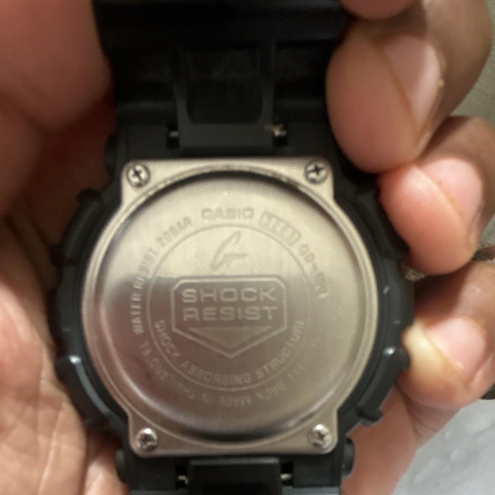 Casio G-SHOCK Digital Shock Resistant 200m Black Resin. Detroit mi pick up only.